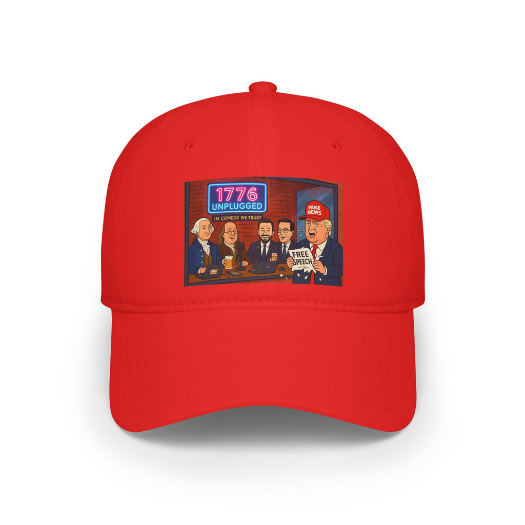 Patriotic Fan Baseball Cap, Unplugged Cap for Sports Events, Great for Gifts, Fourth of July, Outdoor Activities, Casual Wear