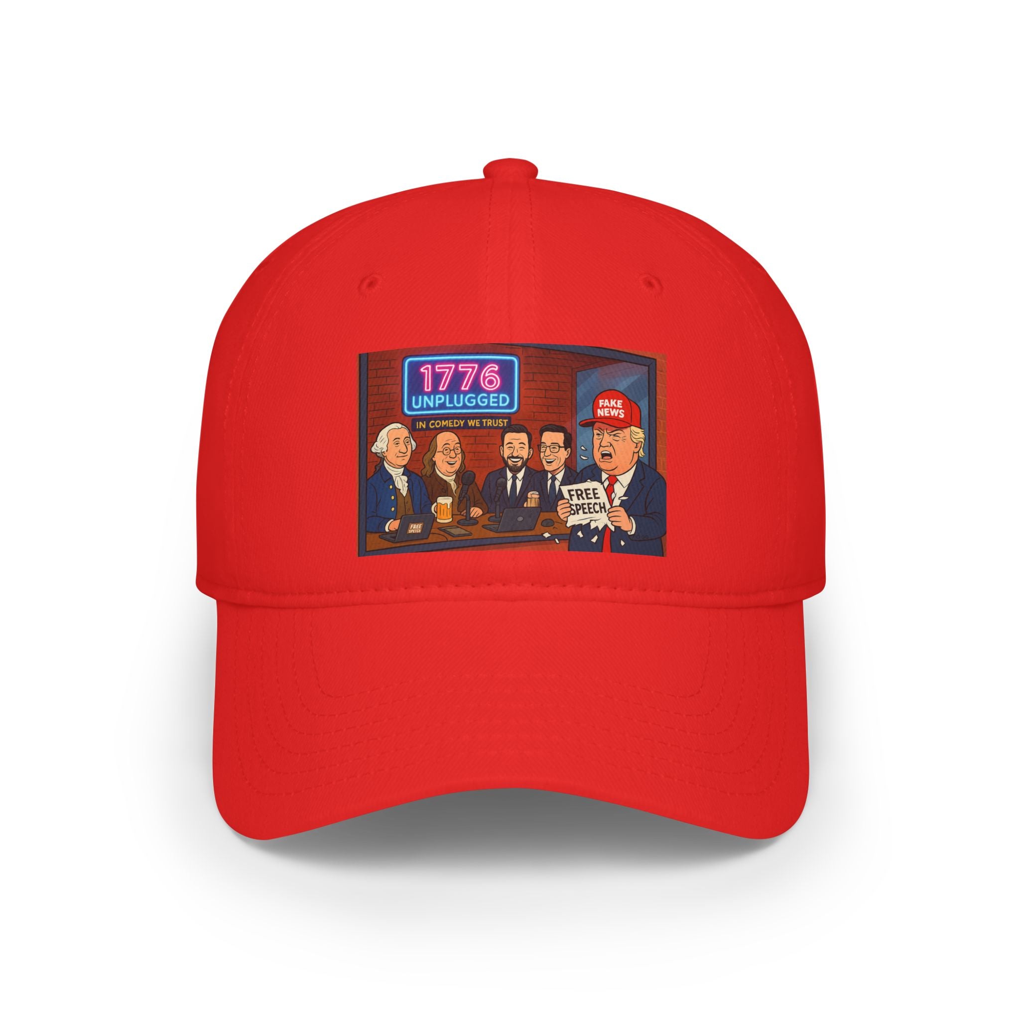 Patriotic Fan Baseball Cap, Unplugged Cap for Sports Events, Great for Gifts, Fourth of July, Outdoor Activities, Casual Wear