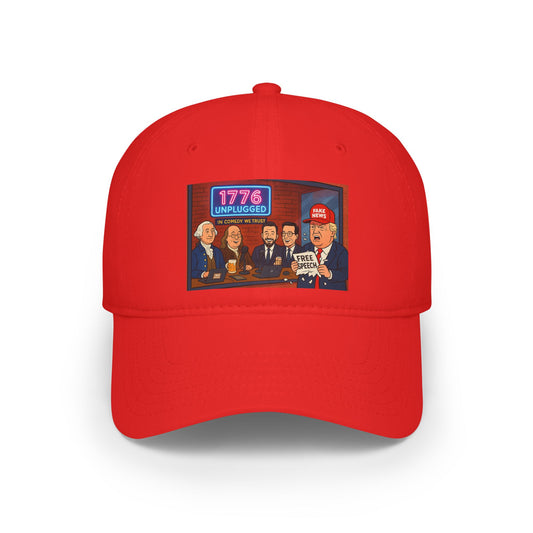 Patriotic Fan Baseball Cap, Unplugged Cap for Sports Events, Great for Gifts, Fourth of July, Outdoor Activities, Casual Wear