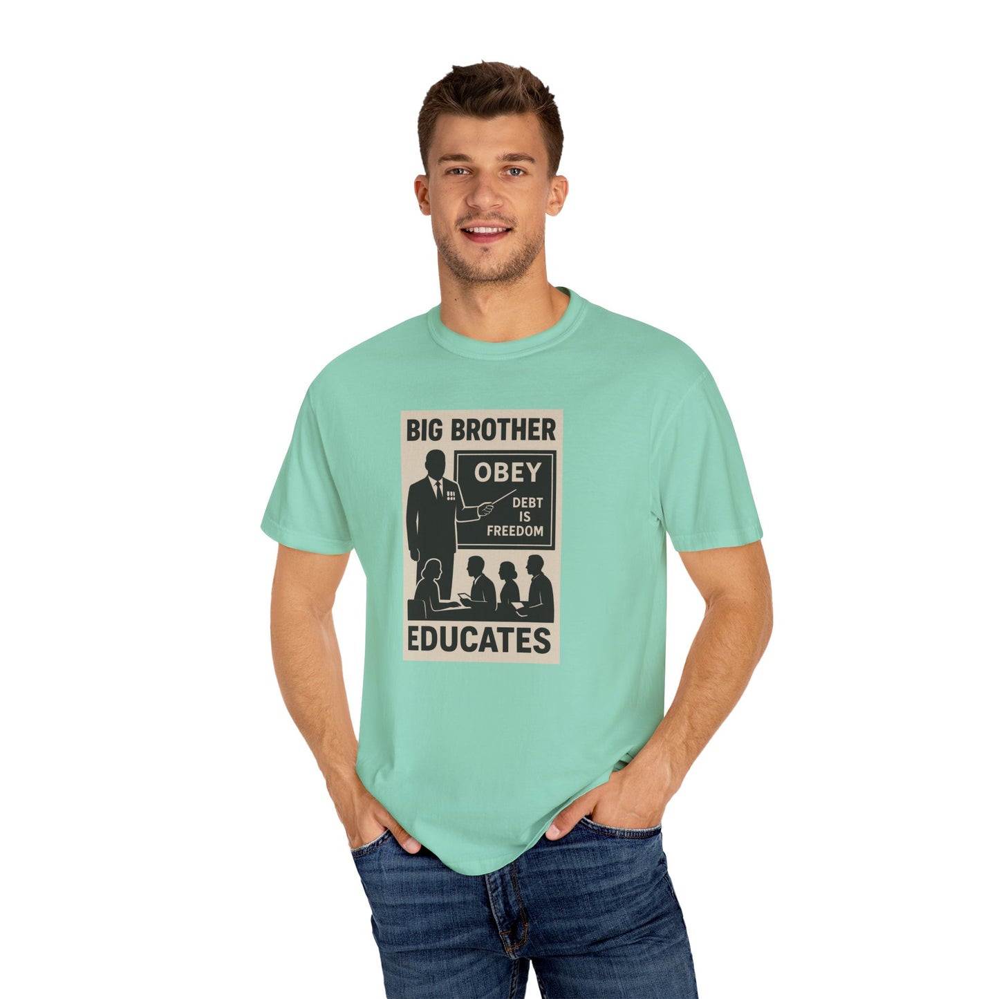 Big Brother T-Shirt, Unisex Graphic Tee, Vintage Protest Shirt, Political Statement Tee, Gift for Activists, Comfortable Everyday Wear