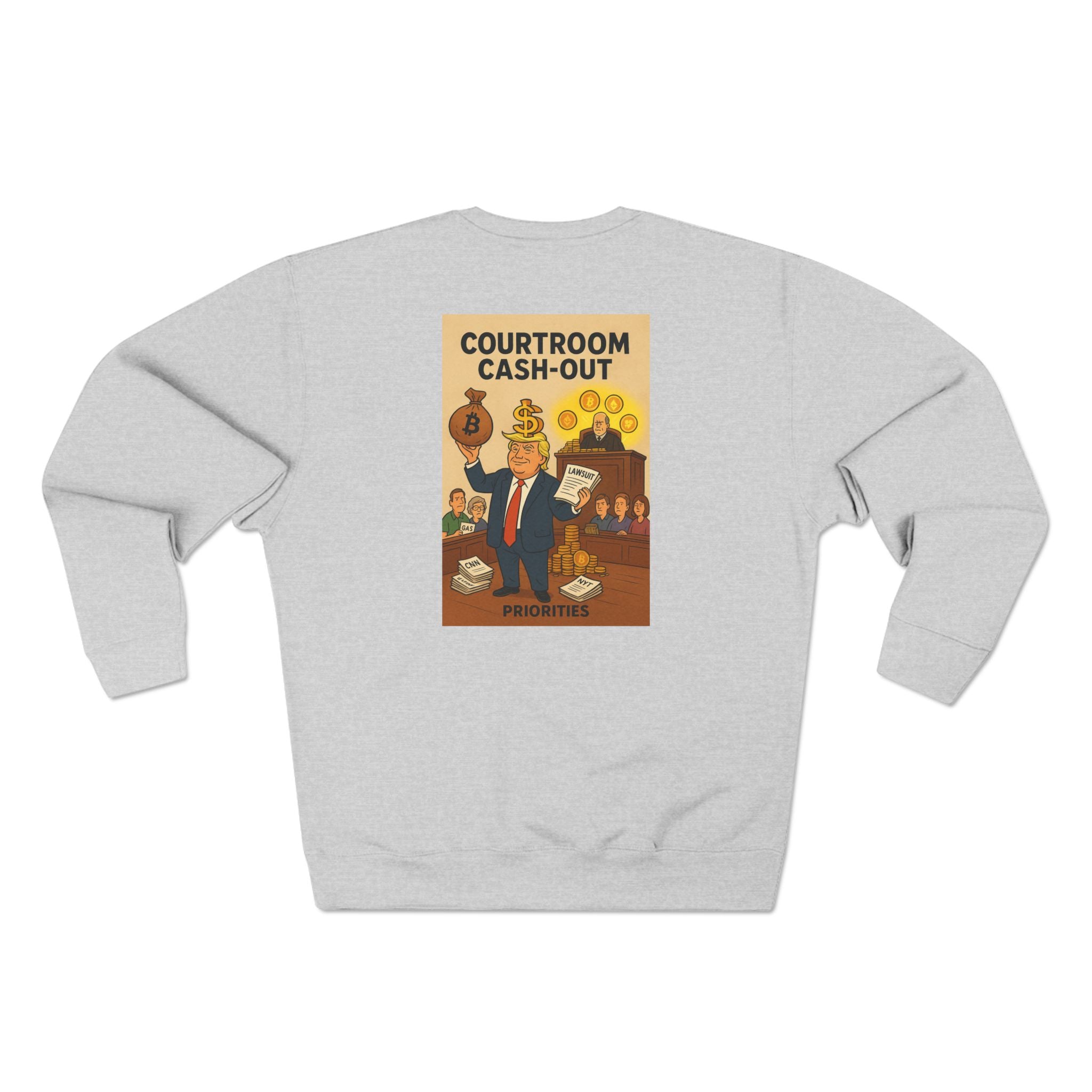 Clever & Bold Unisex Crewneck Sweatshirt, Trending Sweatshirt for Free Speech Advocates, Humor Apparel, Unique Gift Idea, Courtroom [...]