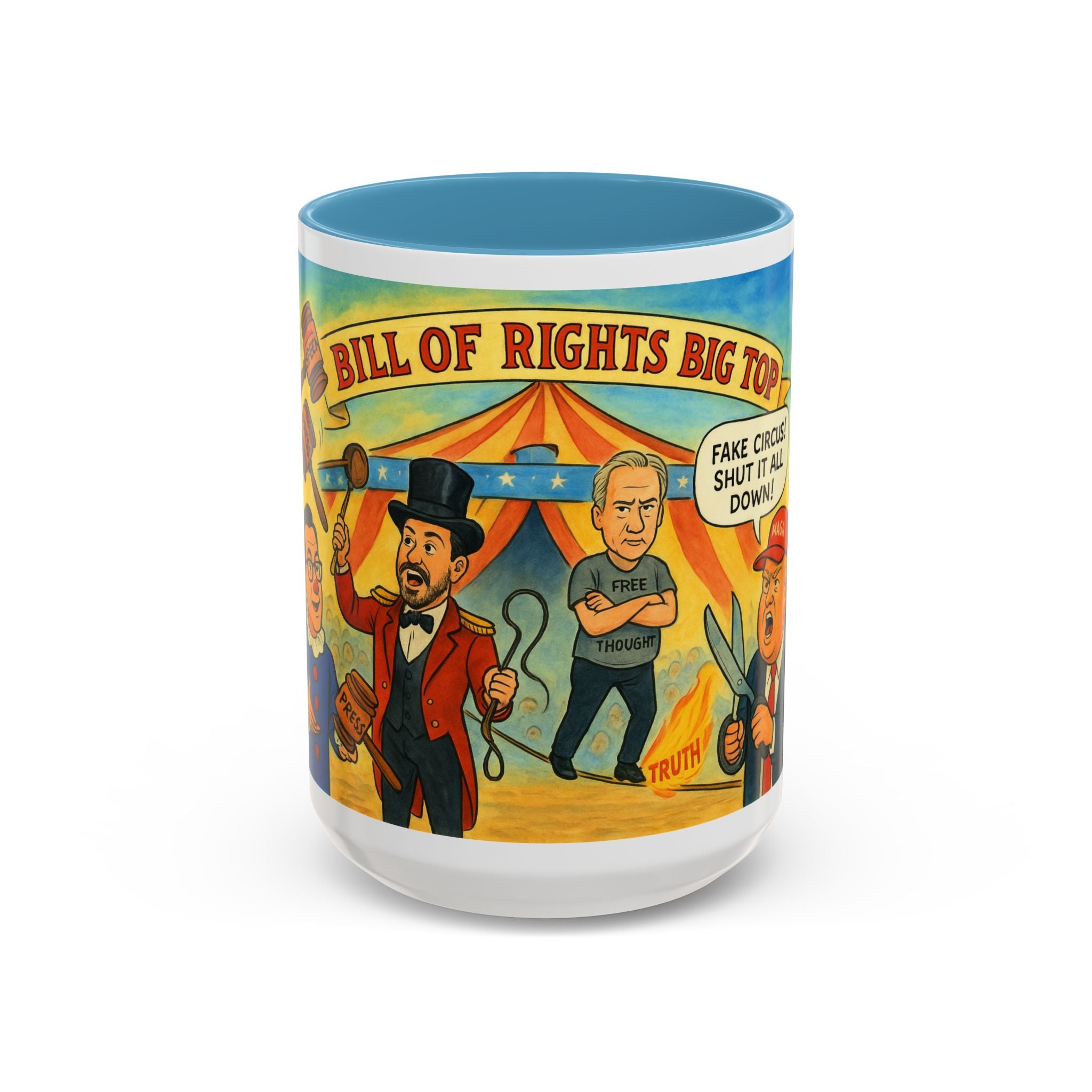 Political Statement Coffee Mug with Fun Design for Activists, Great Gift for Birthdays, Holidays, Office Humor, Collectors