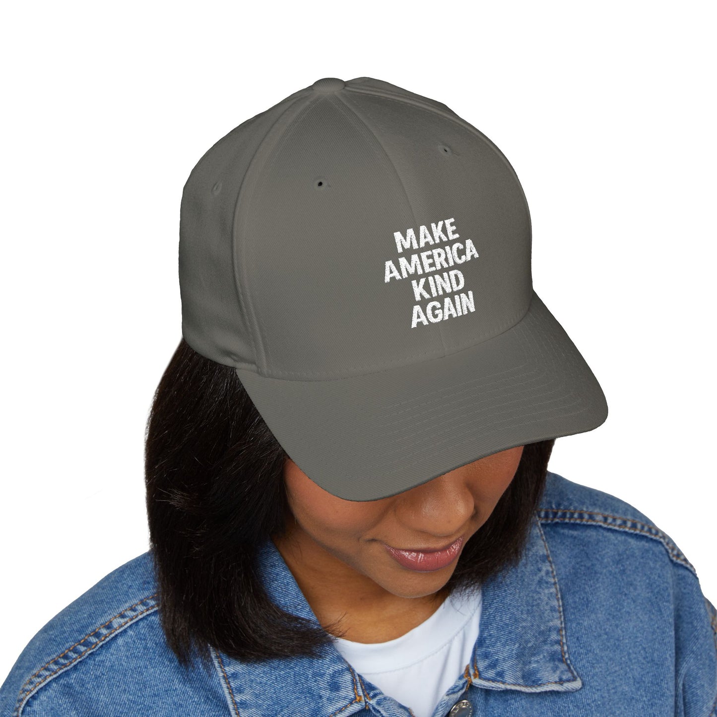 Embroidered Cap, Make America Kind Again Hat, Casual Summer Accessory, Gift for Friends, Adjustable Baseball Cap