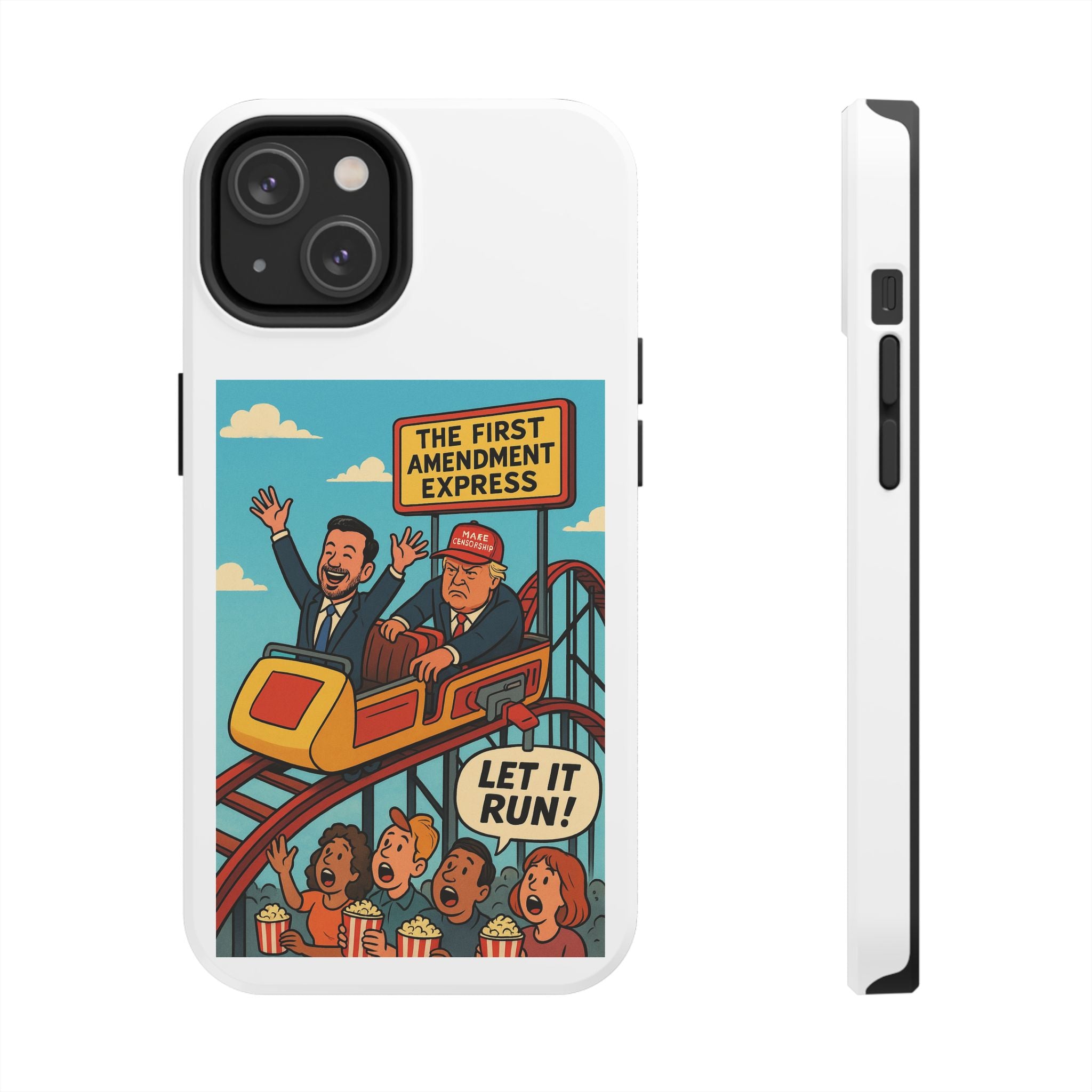 Humorous Roller Coaster Phone Case, Tough Phone Case for Fun-Loving Adults, Gifts for Theme Park Enthusiasts, Unique Tech Accessories, [...]
