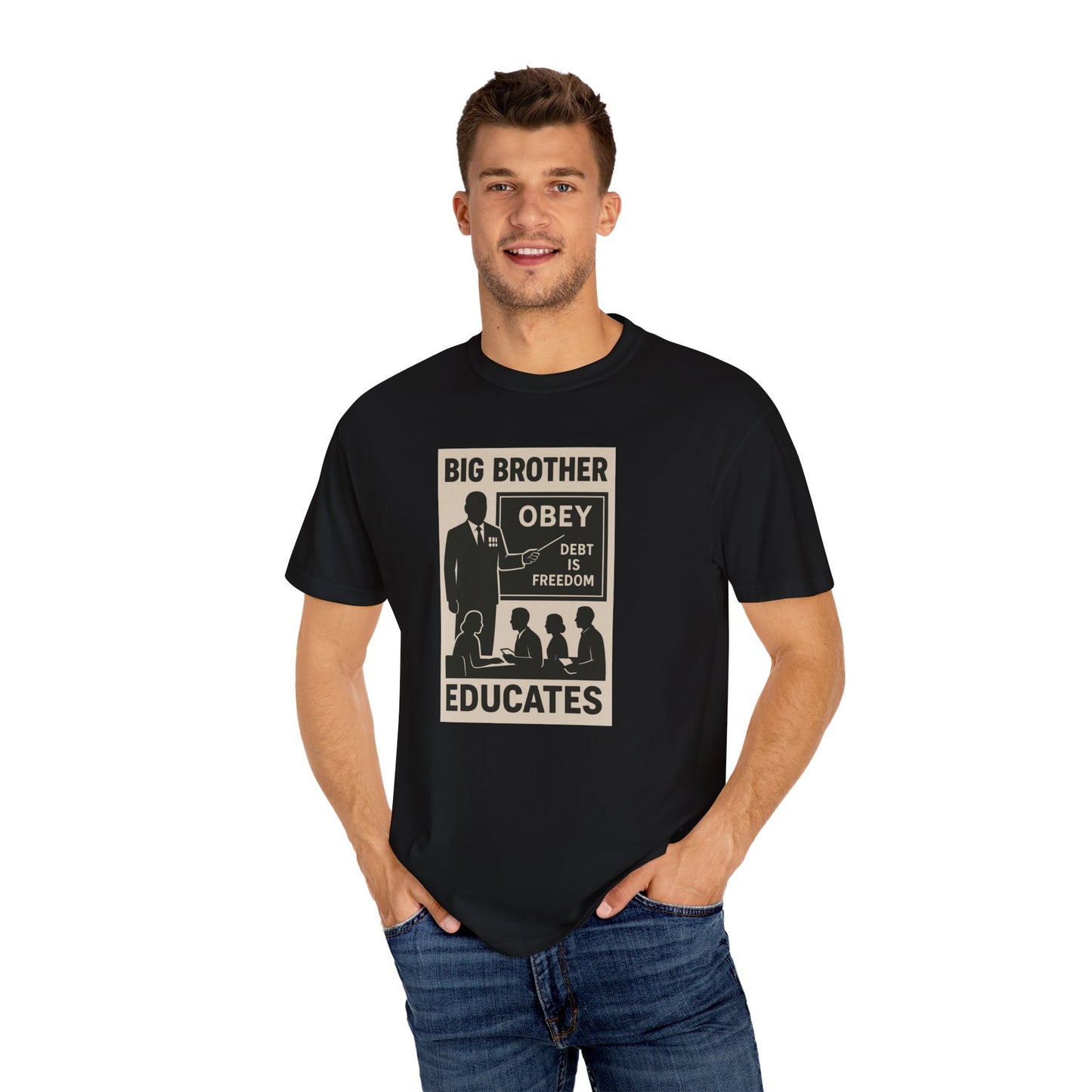 Big Brother T-Shirt, Unisex Graphic Tee, Vintage Protest Shirt, Political Statement Tee, Gift for Activists, Comfortable Everyday Wear
