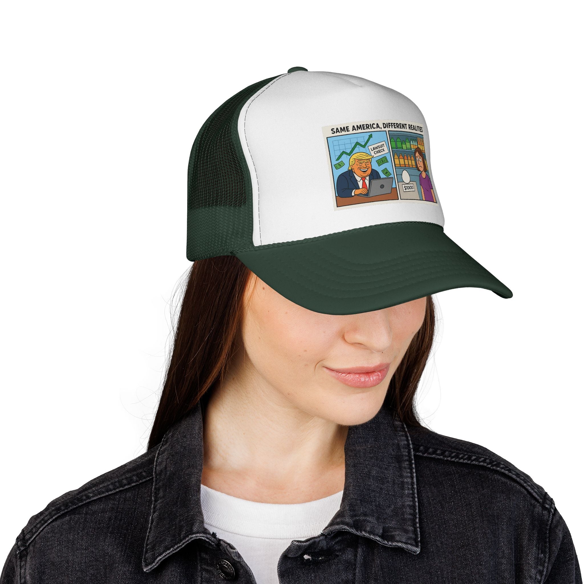 Funny Political Trucker Caps - Humorous Gift for Political Enthusiasts, Unique Accessories for Holidays, Birthday Gift, Casual Wear