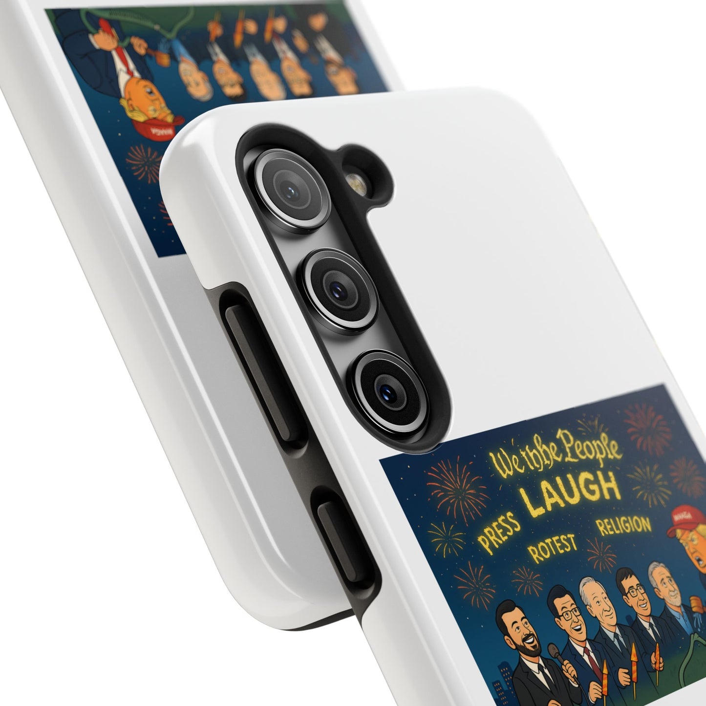 Bold Cancellation Tough Phone Cases, Political Statement Case, Funny Protest Case, Gift for Activists, Unique Phone Cover