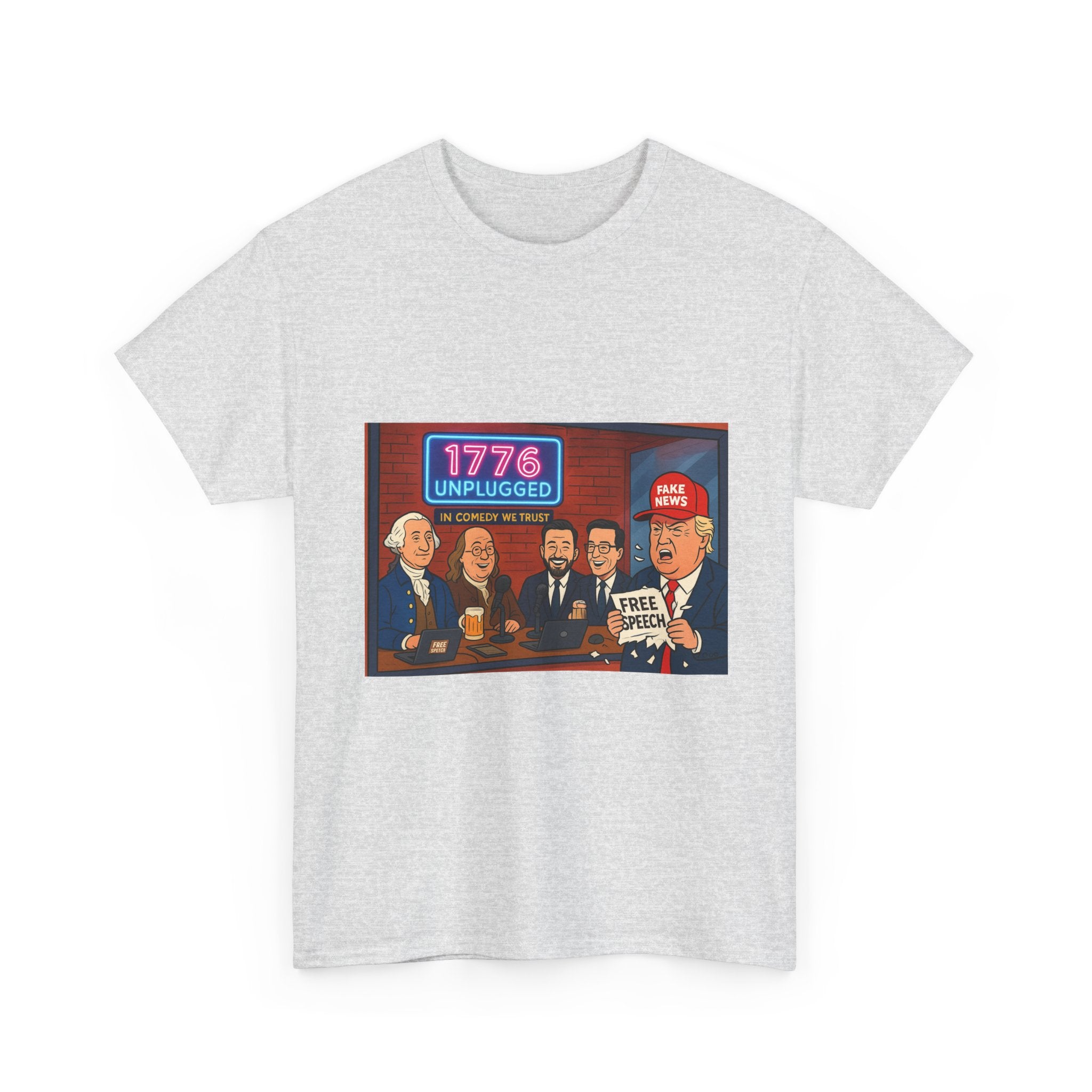 Unisex Political Humor Tee, 1776 Unplugged Graphic Shirt for Freedom Lovers, Fun Gift for Birthdays, Casual Wear, Election Season