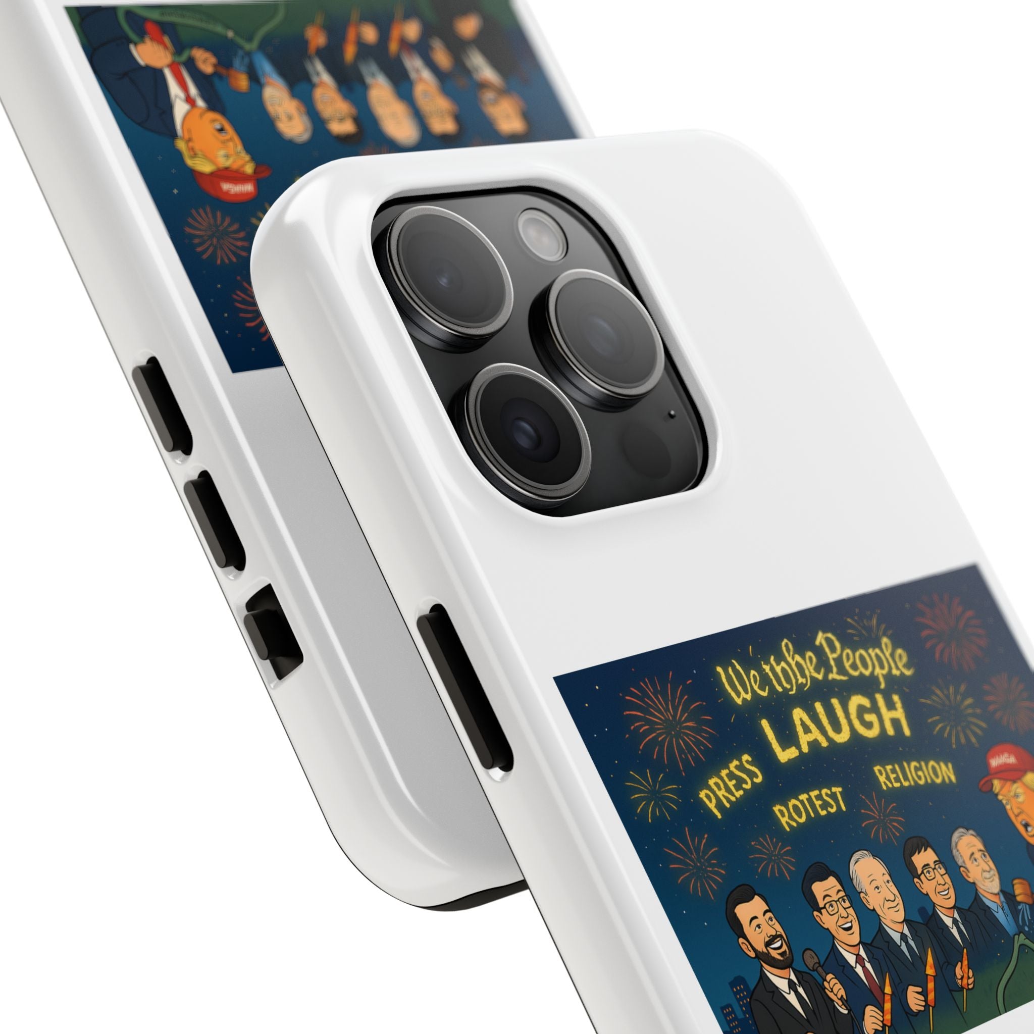 Bold Cancellation Tough Phone Cases, Political Statement Case, Funny Protest Case, Gift for Activists, Unique Phone Cover