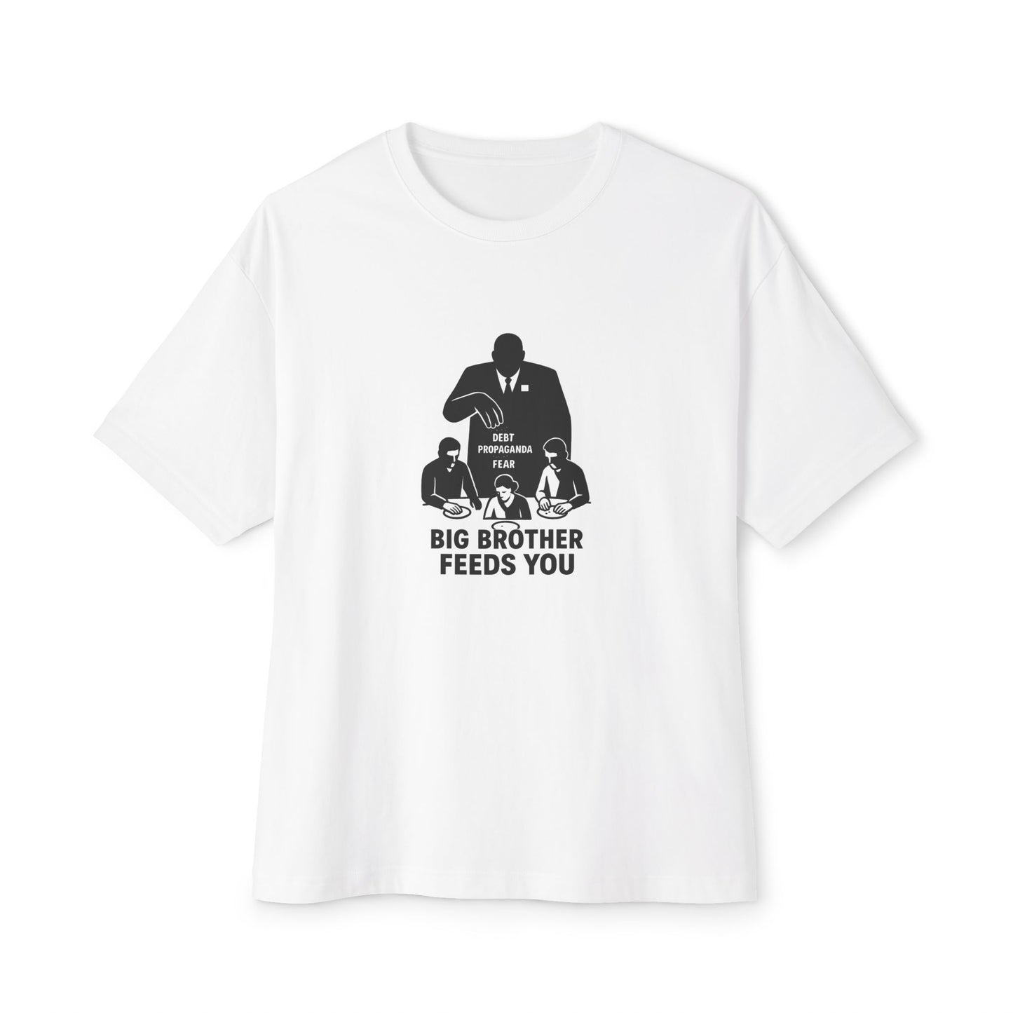 Unisex Oversized Boxy Tee - Fake News Veteran Tee, Casual Graphic T-Shirt, Streetwear, Gift for Friends, Unique Statement Shirt