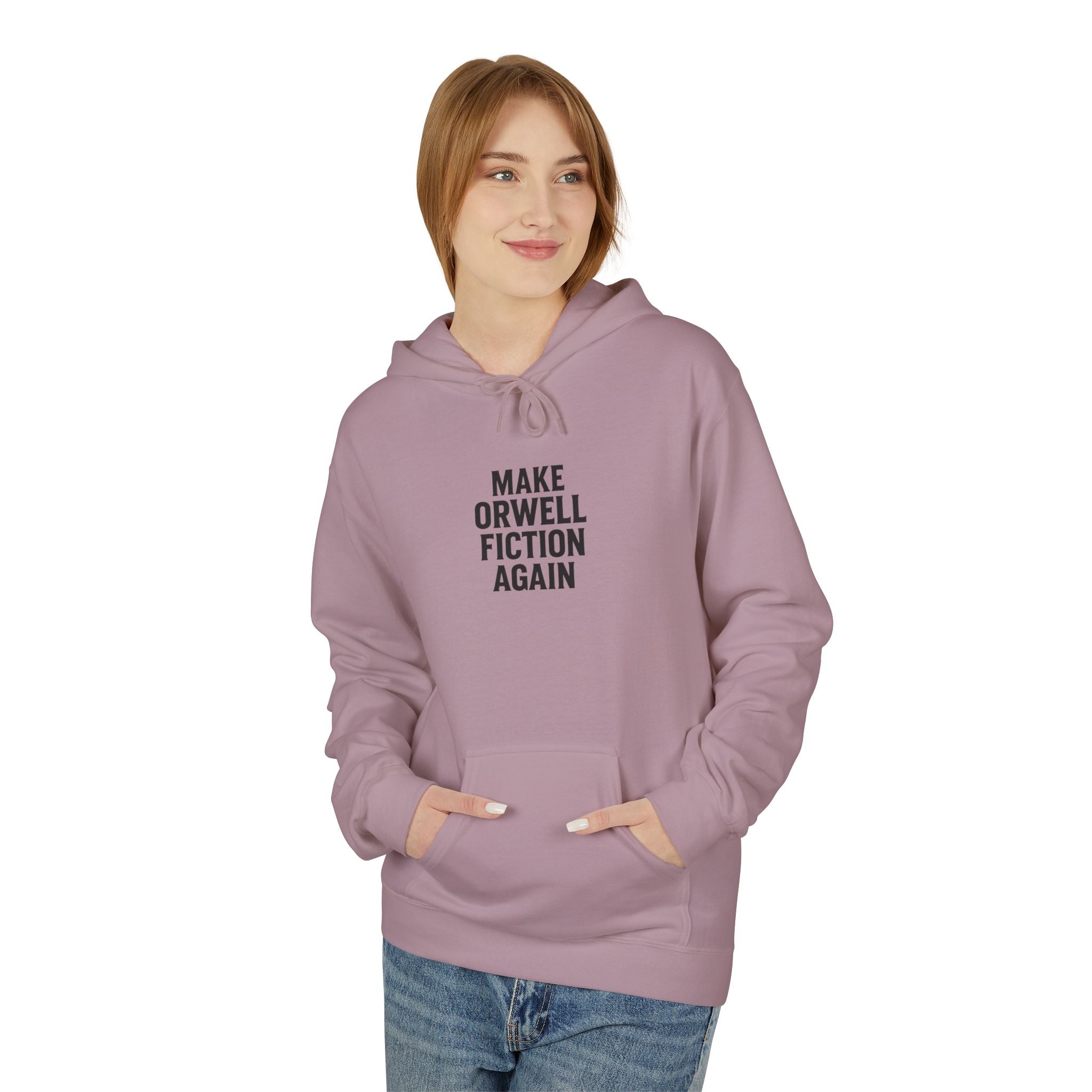 Orwell-Inspired Hoodie: Perfect for Book Lovers, Literary Gifts, Cozy Wear, Dystopian Vibes, Unique Statement Piece