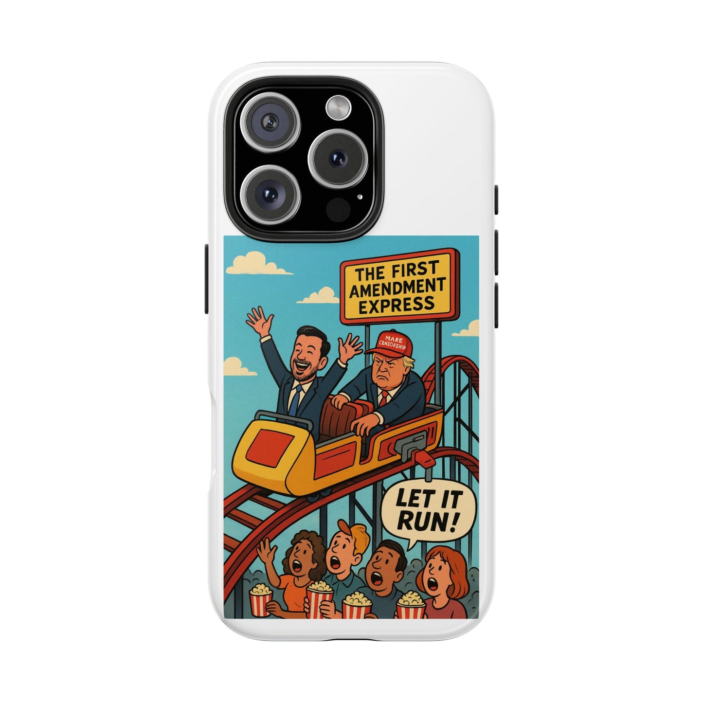Humorous Roller Coaster Phone Case, Tough Phone Case for Fun-Loving Adults, Gifts for Theme Park Enthusiasts, Unique Tech Accessories, [...]