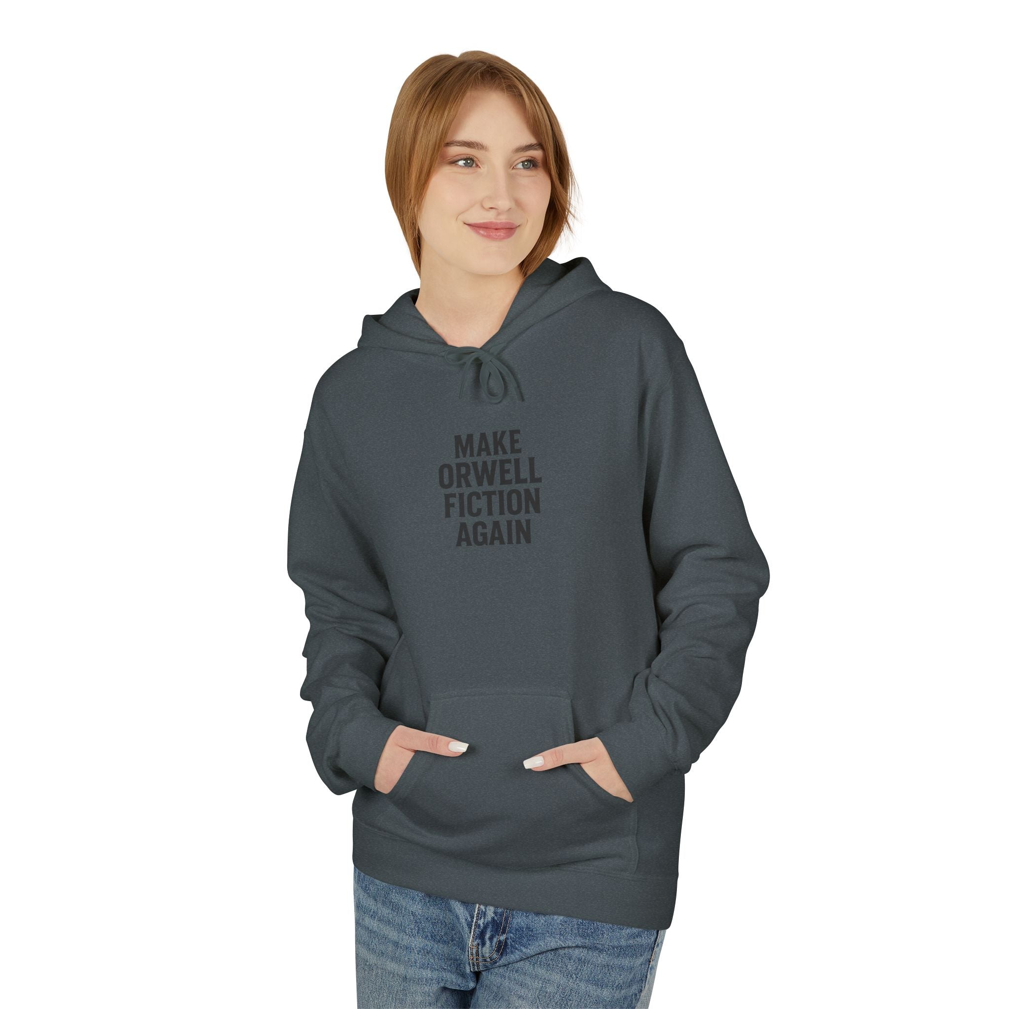 Orwell-Inspired Hoodie: Perfect for Book Lovers, Literary Gifts, Cozy Wear, Dystopian Vibes, Unique Statement Piece