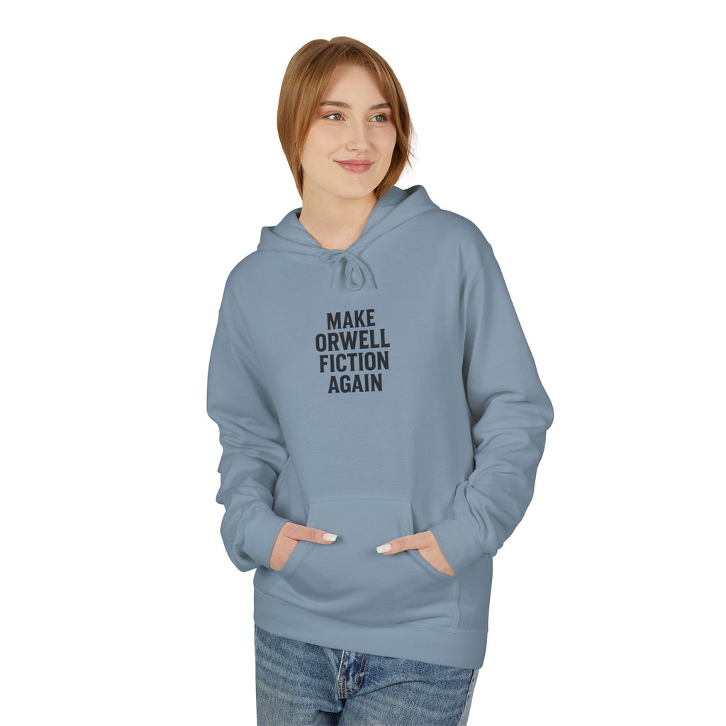 Orwell-Inspired Hoodie: Perfect for Book Lovers, Literary Gifts, Cozy Wear, Dystopian Vibes, Unique Statement Piece