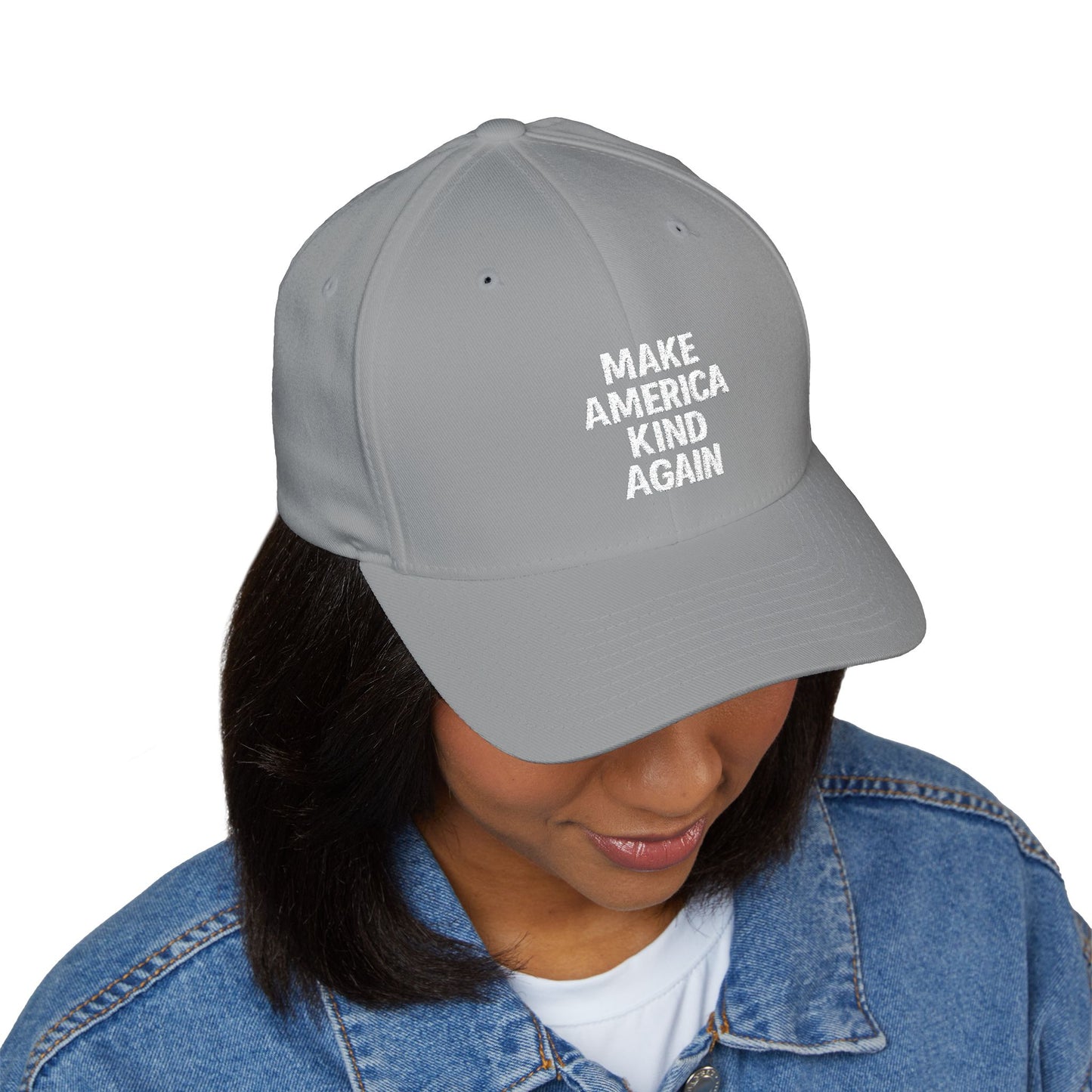 Embroidered Cap, Make America Kind Again Hat, Casual Summer Accessory, Gift for Friends, Adjustable Baseball Cap