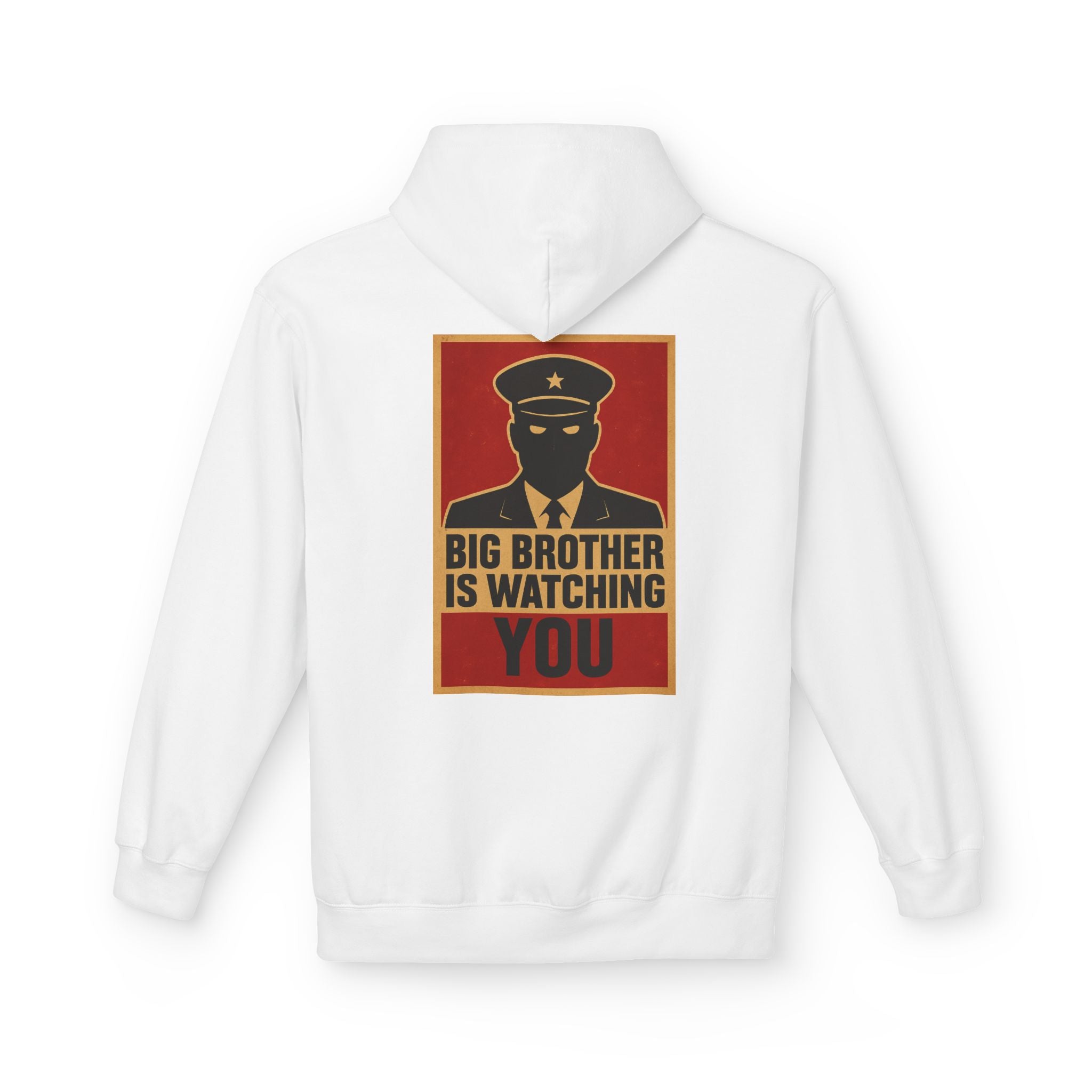 Big Brother Is Watching You Hoodie - Unisex Fleece Sweatshirt, Cozy Gift for Fans of Dystopian Literature, Statement Apparel
