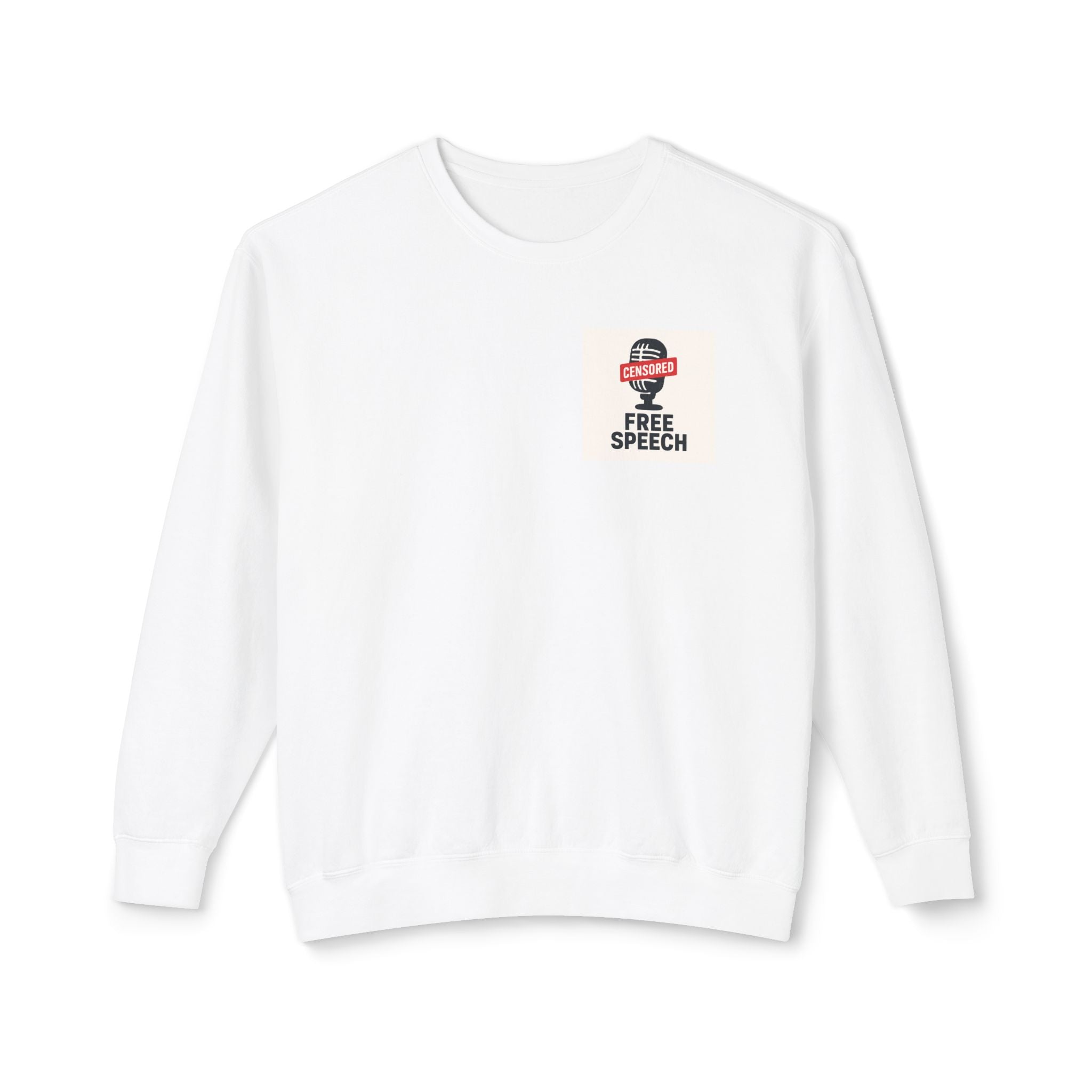 Trump-Inspired Unisex Lightweight Crewneck Sweatshirt, Funny Gift for Dad, Graphic Sweatshirt, Casual Wear, Political Apparel