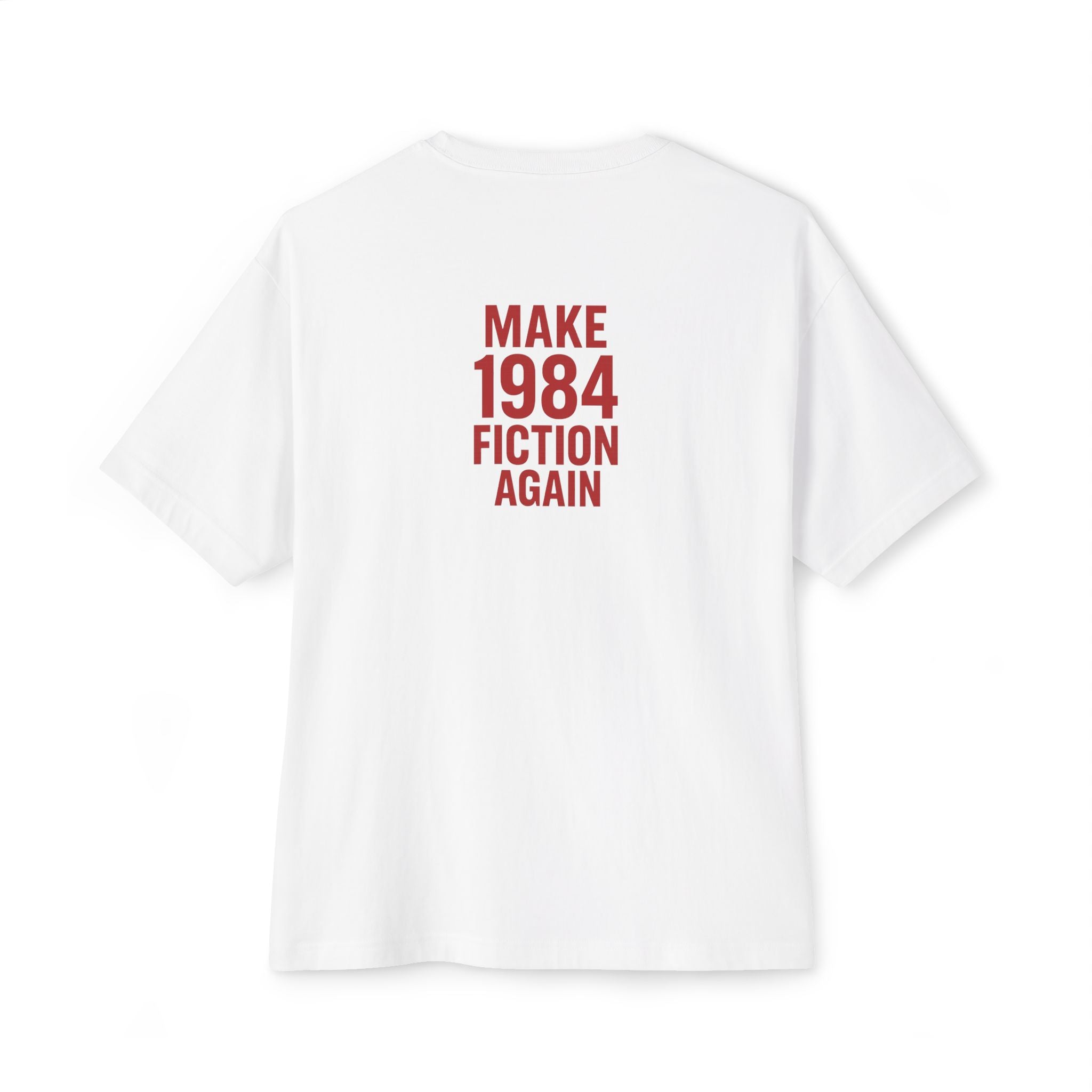 Unisex Oversized Boxy Tee - Fake News Veteran Tee, Casual Graphic T-Shirt, Streetwear, Gift for Friends, Unique Statement Shirt