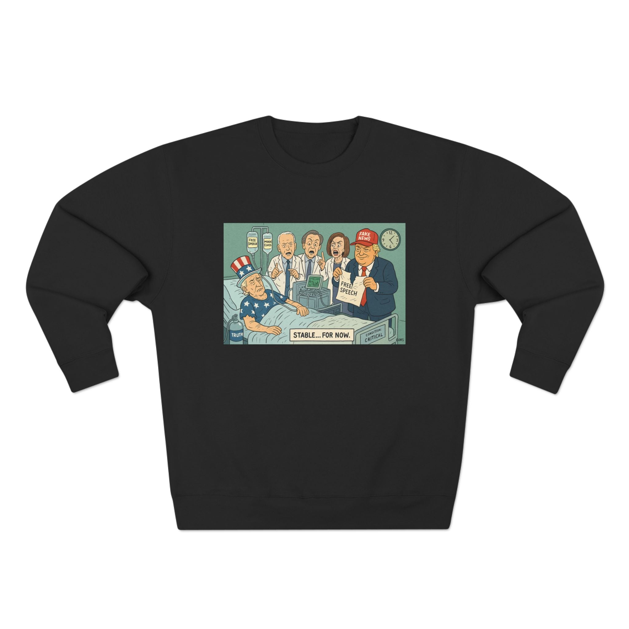 Vintage Humor Crewneck Sweatshirt | Funny Gift for Dads, Graphic Sweater for Family Gatherings, Casual Wear, Birthday Present