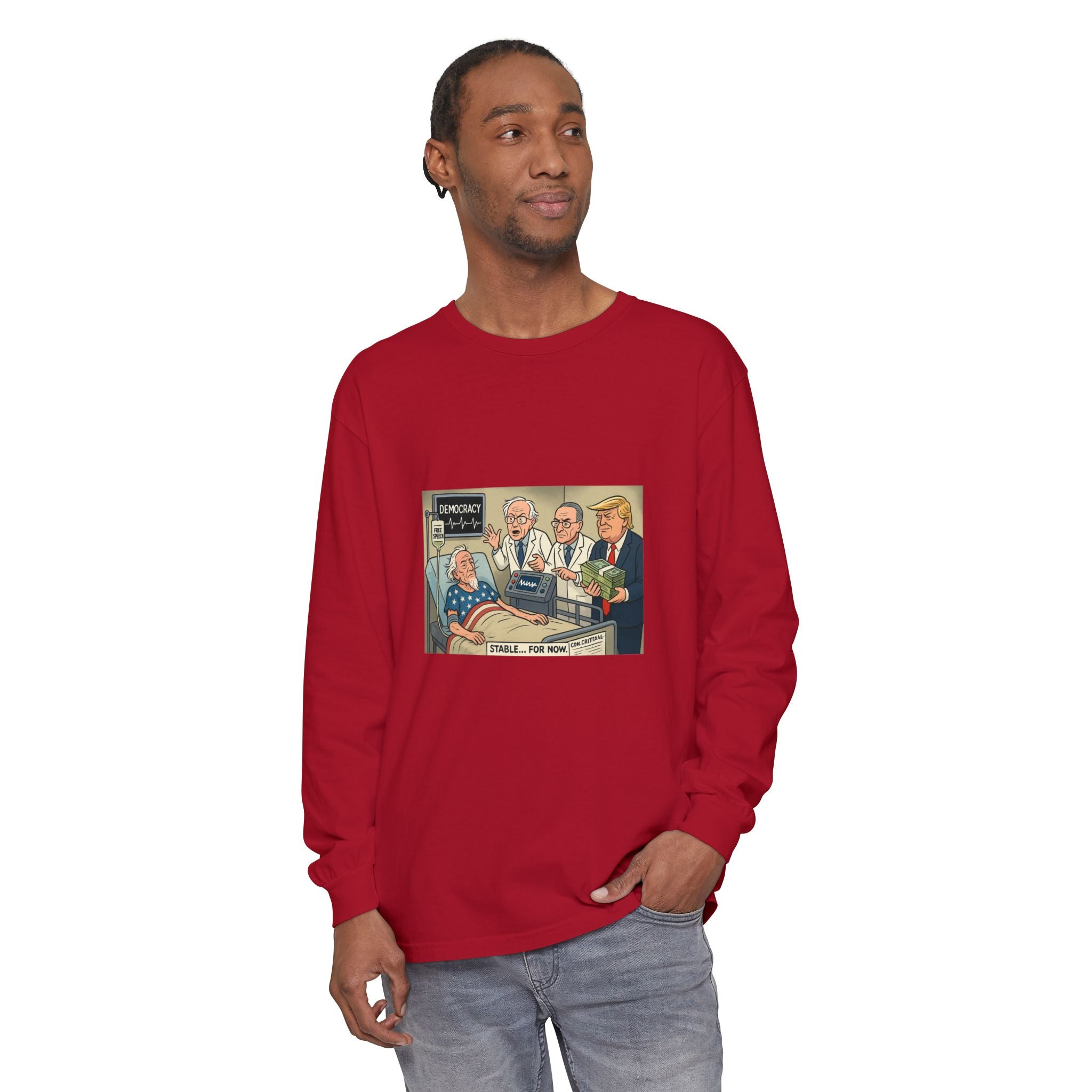 Humorous Long Sleeve T-Shirt for Casual Wear, Great Gift for Friends, Perfect for Birthdays, Holidays, Everyday Style