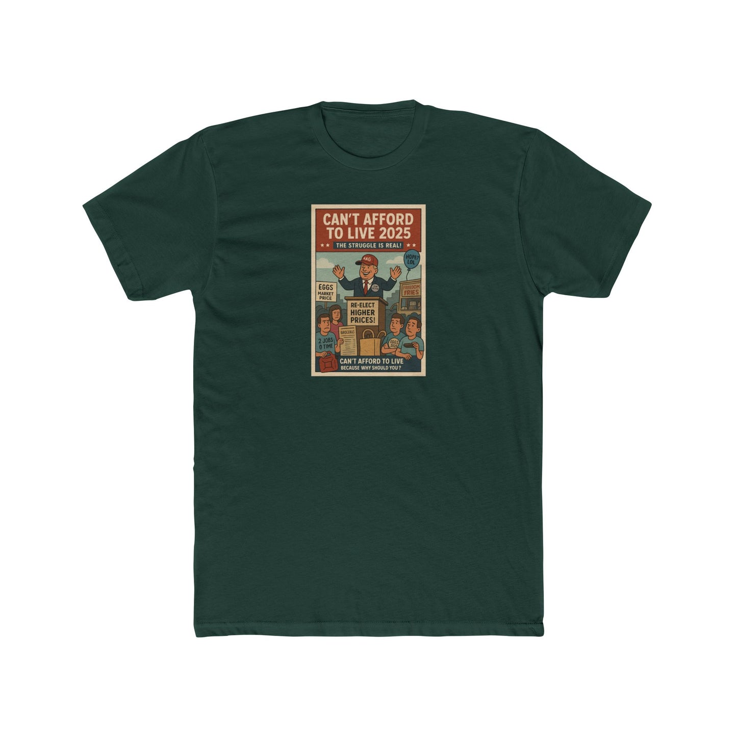 Protest Themed Unisex Crew Tee | 2025 Activism Shirt, Graphic Tee for Social Justice, Casual Wear, Gift for Advocates