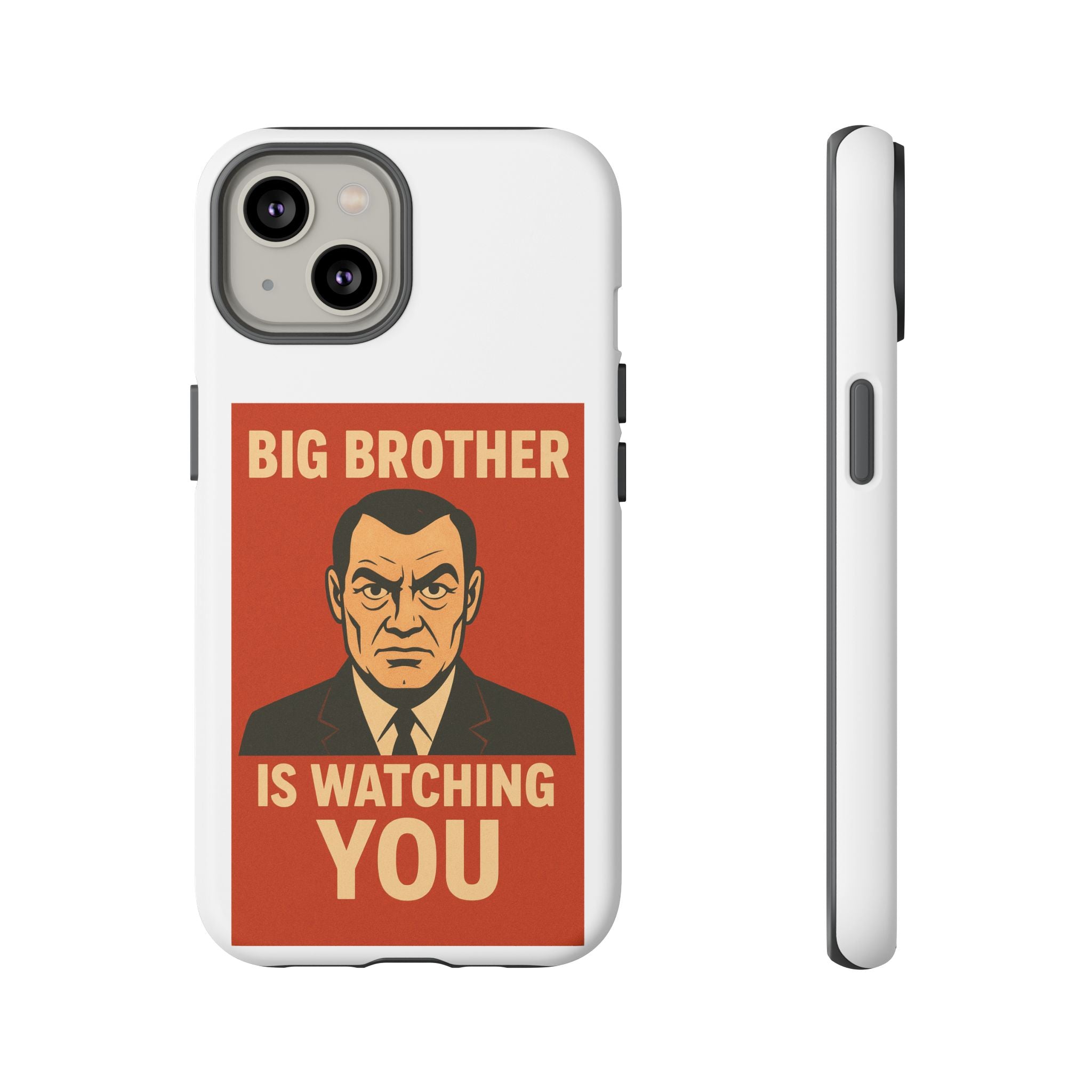 Phone Case - Big Brother Is Watching You, Vintage Style Case, Pop Culture Accessory, Unique Gift for Him or Her, Halloween Decor