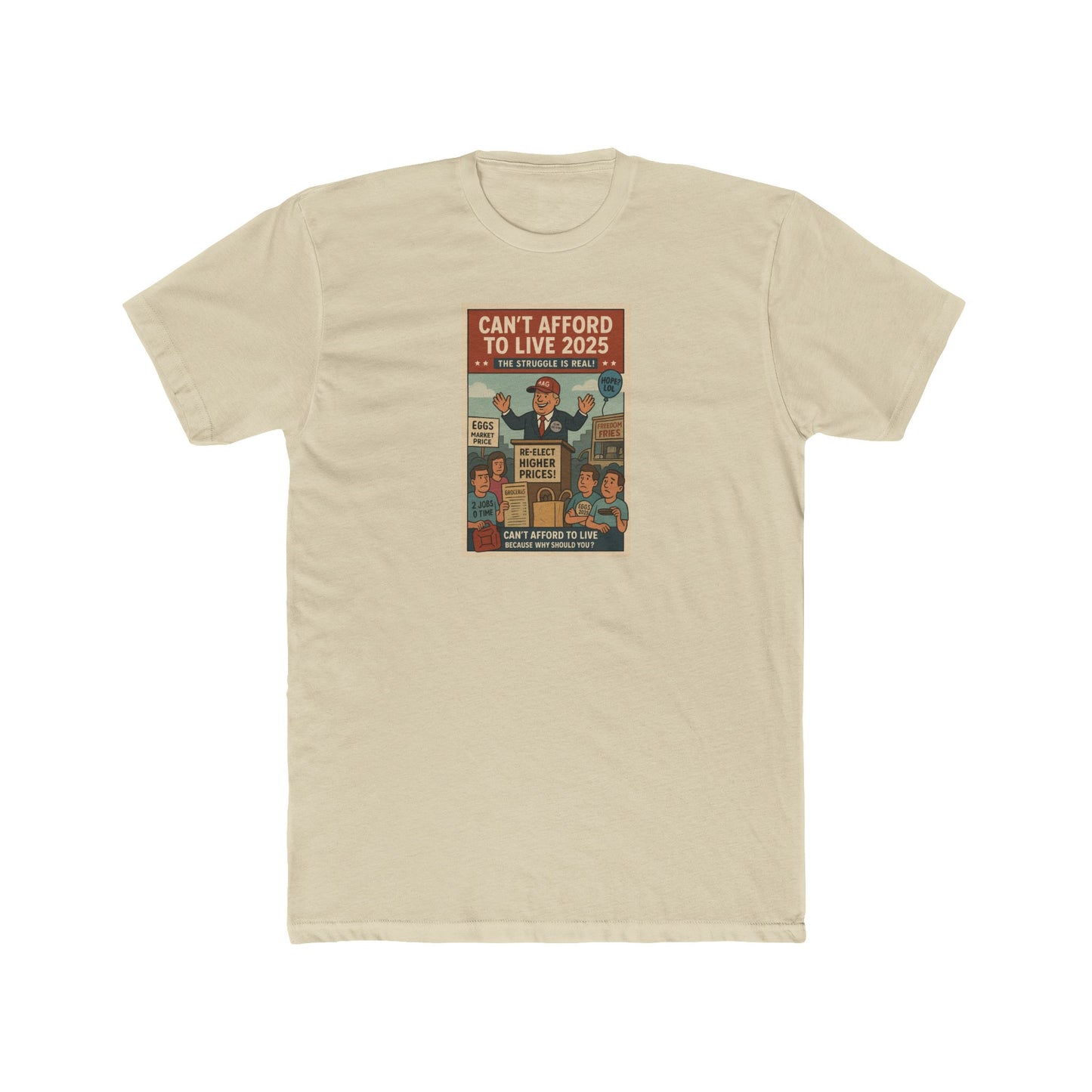 Protest Themed Unisex Crew Tee | 2025 Activism Shirt, Graphic Tee for Social Justice, Casual Wear, Gift for Advocates