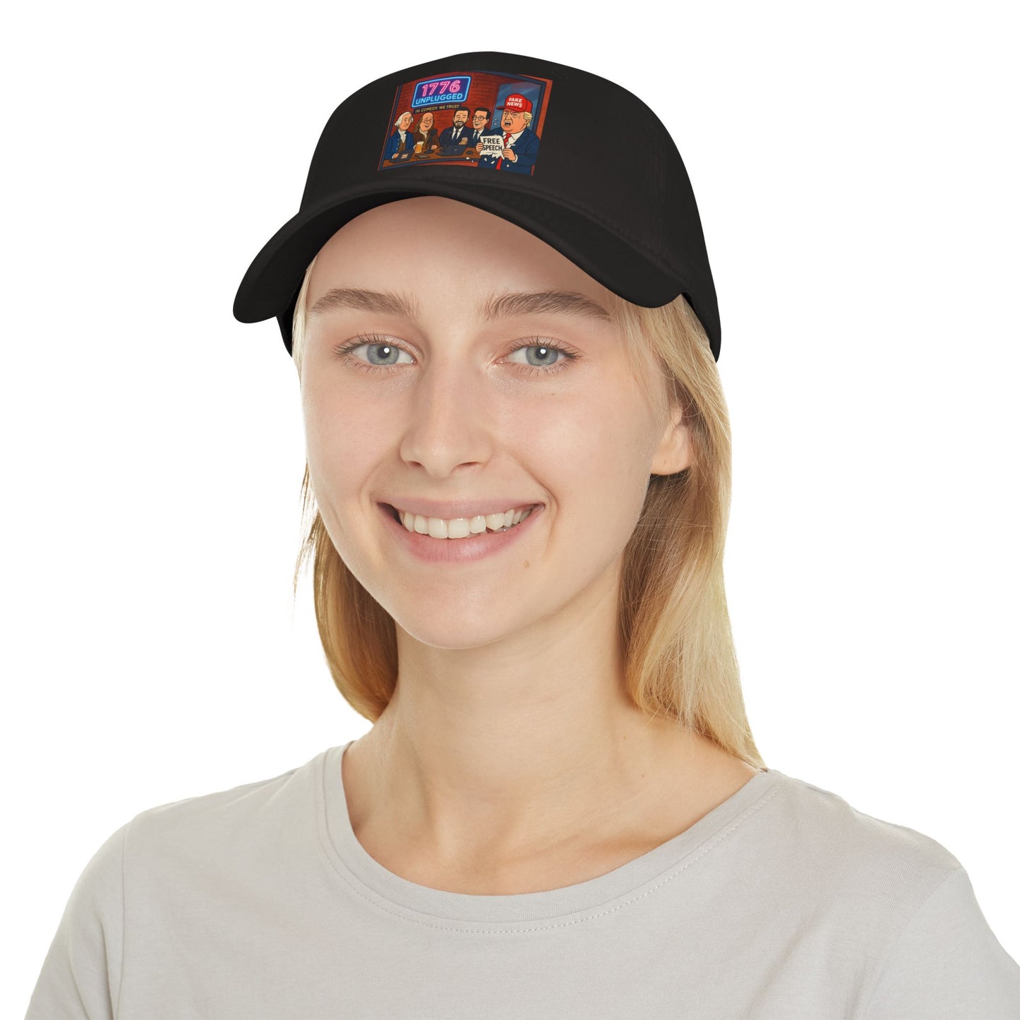 Patriotic Fan Baseball Cap, Unplugged Cap for Sports Events, Great for Gifts, Fourth of July, Outdoor Activities, Casual Wear