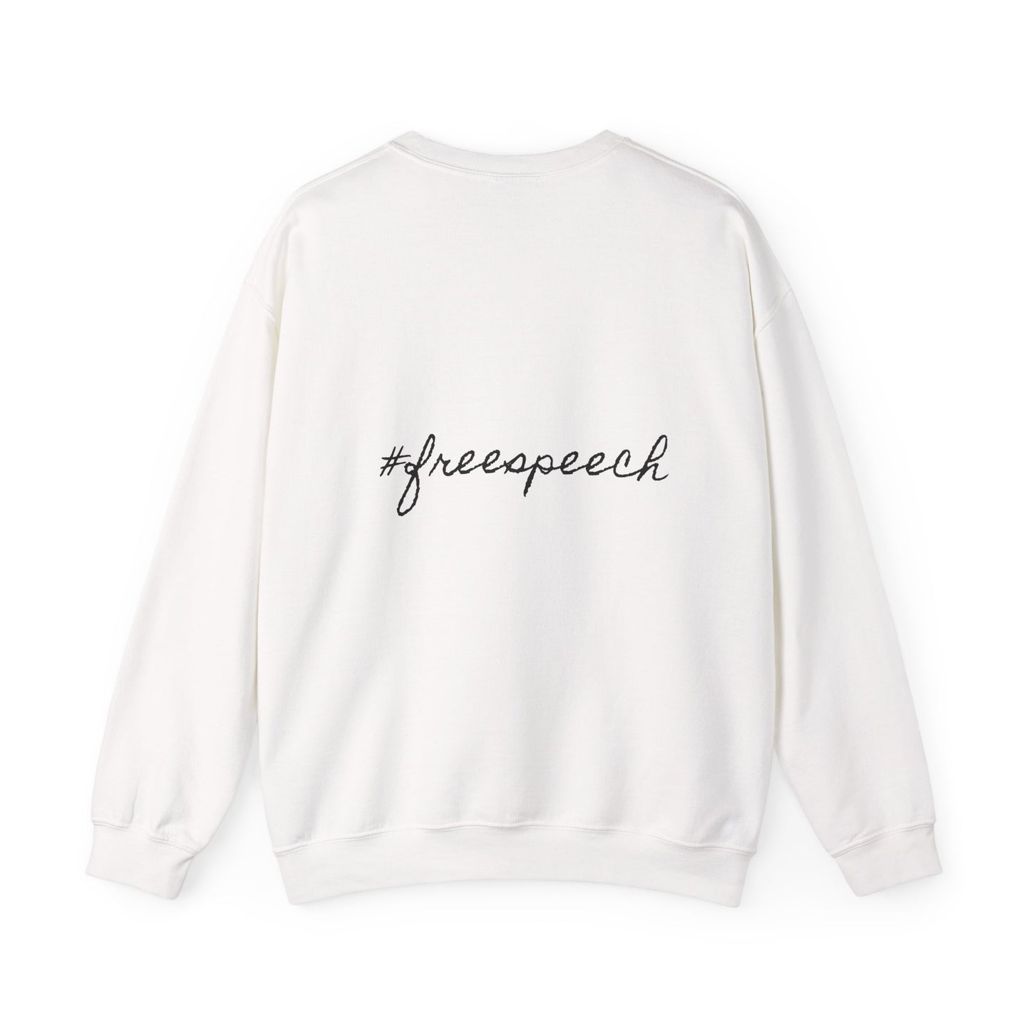 Patriotic Humor Crewneck Sweatshirt, Funny Gift for Political Enthusiasts, Comfy Casual Wear, Ideal for Gift Giving, Unisex Fashion