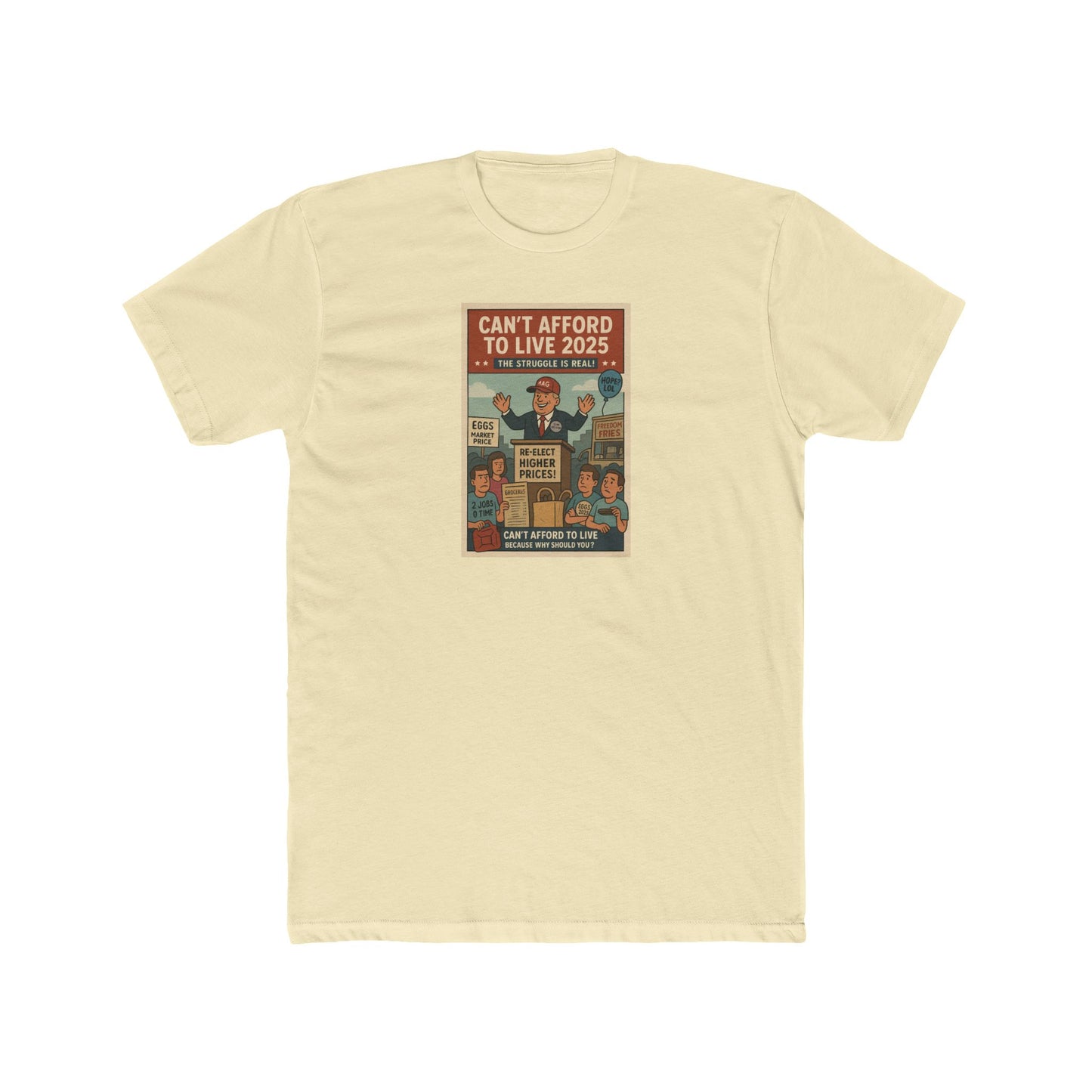 Protest Themed Unisex Crew Tee | 2025 Activism Shirt, Graphic Tee for Social Justice, Casual Wear, Gift for Advocates
