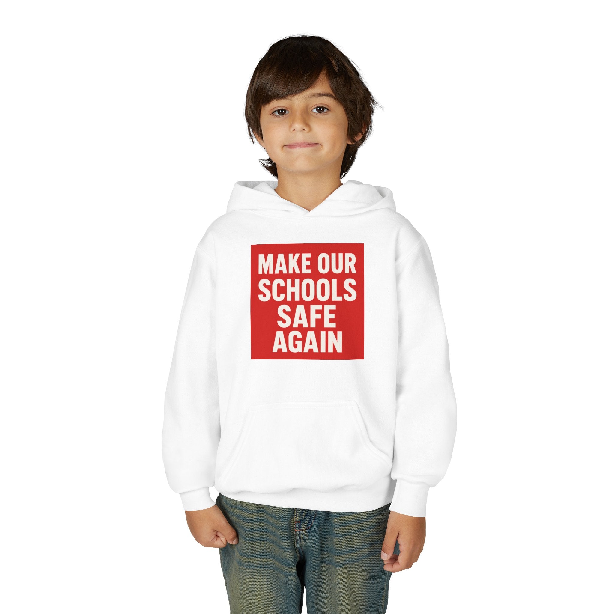 Youth Advocacy Hoodie: Make Our Schools Safe Again, Youth Sweatshirt, Comfortable Hoodie for Change, School Spirit Wear, Youth [...]