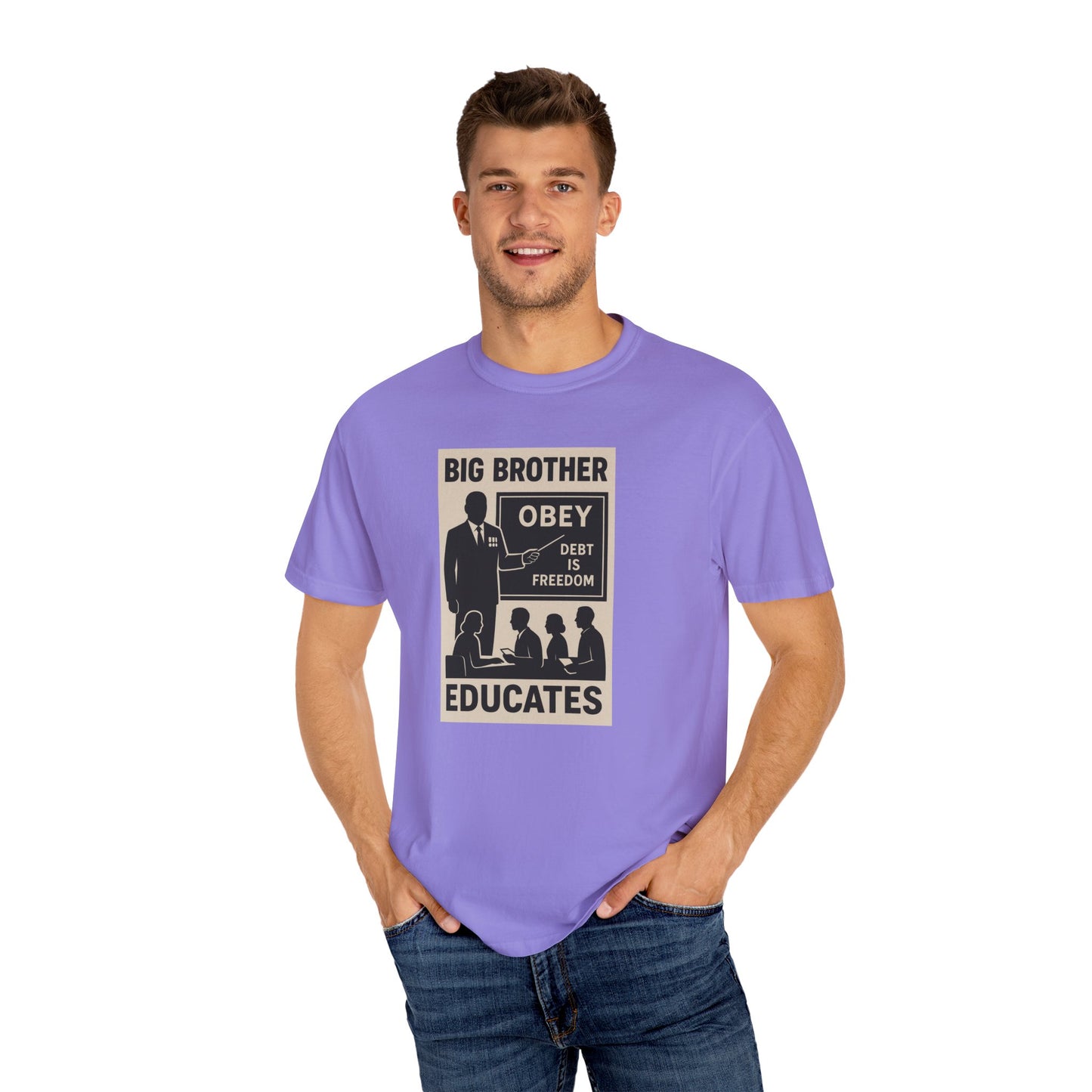 Big Brother T-Shirt, Unisex Graphic Tee, Vintage Protest Shirt, Political Statement Tee, Gift for Activists, Comfortable Everyday Wear