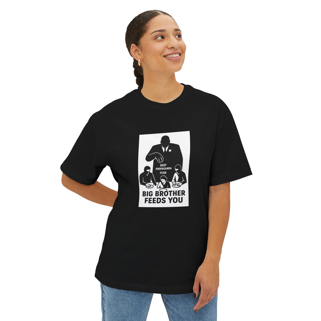 Unisex Oversized Boxy Tee - Fake News Veteran Tee, Casual Graphic T-Shirt, Streetwear, Gift for Friends, Unique Statement Shirt