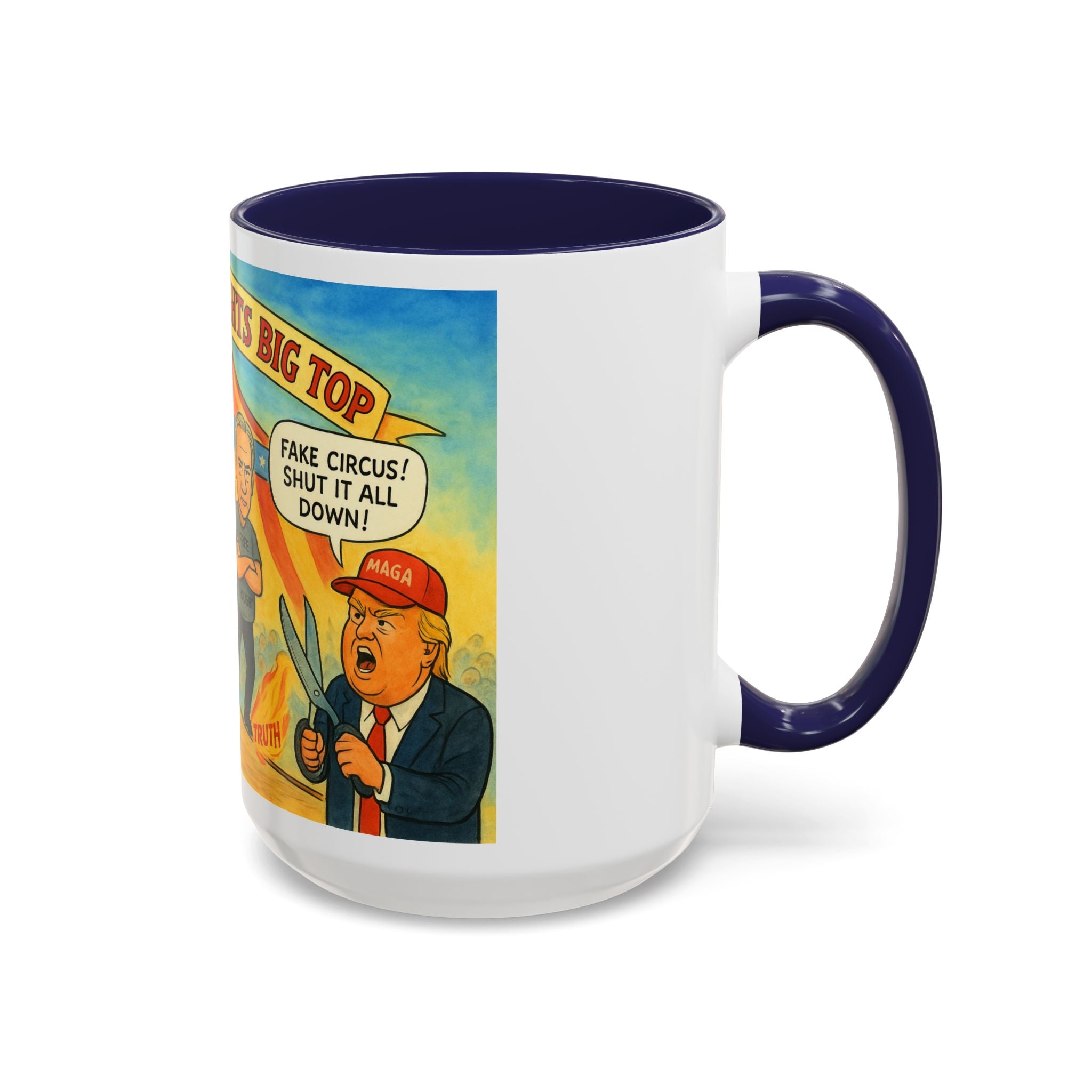 Political Statement Coffee Mug with Fun Design for Activists, Great Gift for Birthdays, Holidays, Office Humor, Collectors