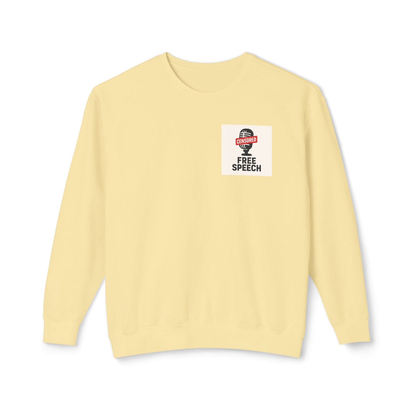 Trump-Inspired Unisex Lightweight Crewneck Sweatshirt, Funny Gift for Dad, Graphic Sweatshirt, Casual Wear, Political Apparel