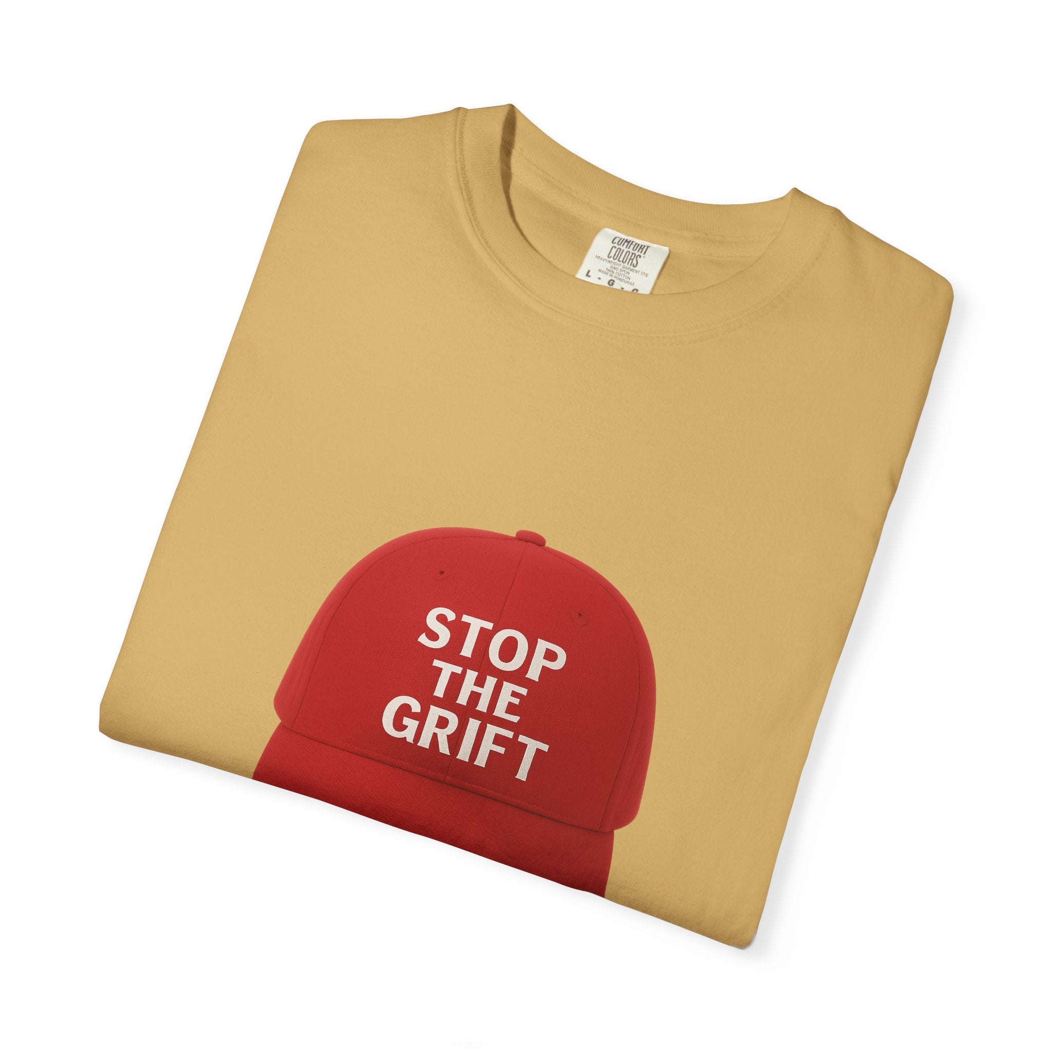 Unisex Garment-Dyed T-shirt with 'STOP THE GRIFT' Design, Casual Tee, Thought-Provoking Shirt, Gift for Activists, Statement Apparel, [...]
