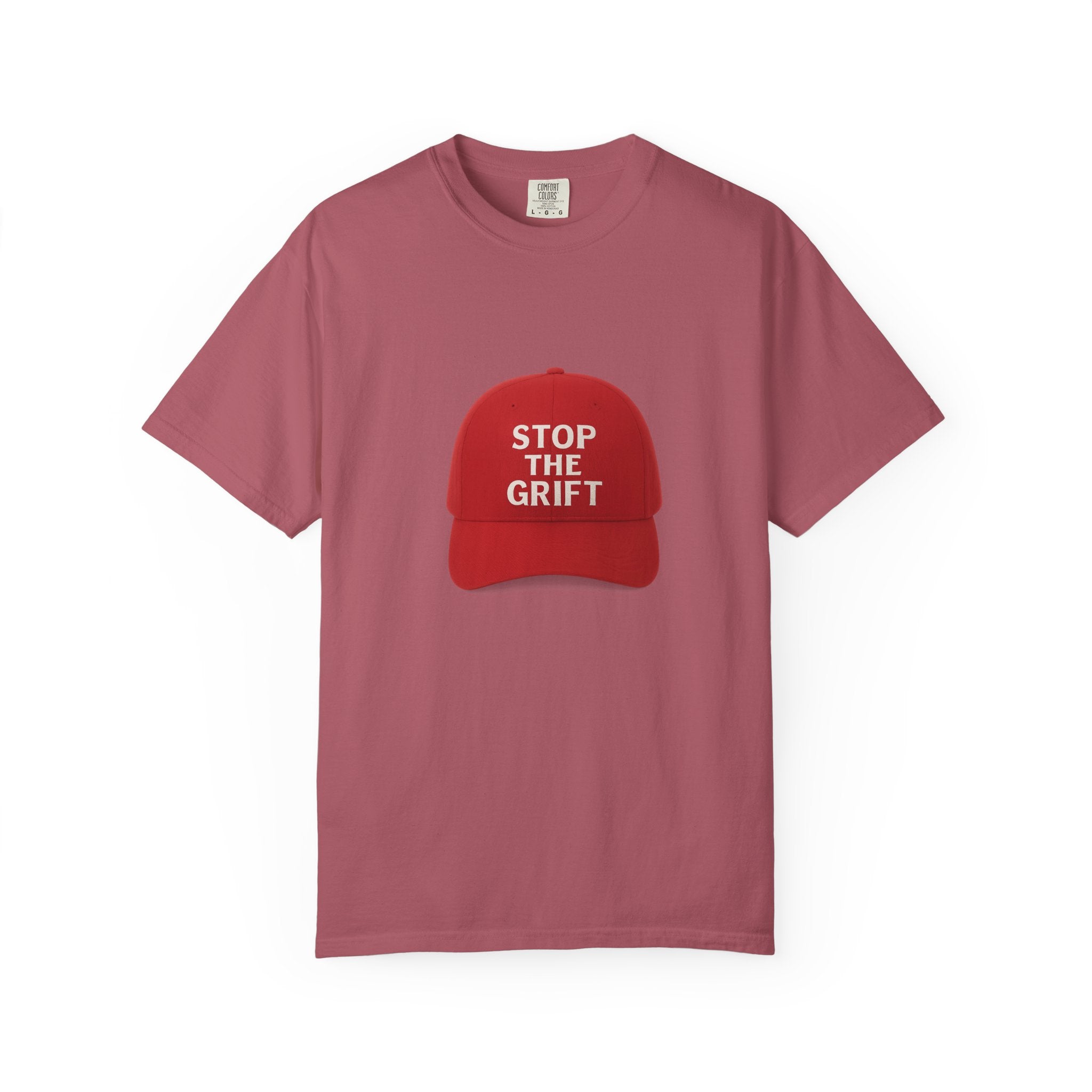 Unisex Garment-Dyed T-shirt with 'STOP THE GRIFT' Design, Casual Tee, Thought-Provoking Shirt, Gift for Activists, Statement Apparel, [...]