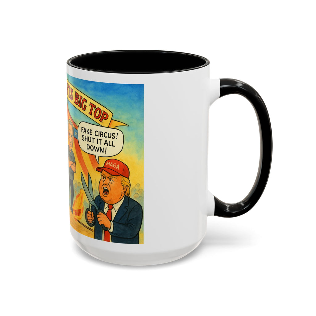 Political Statement Coffee Mug with Fun Design for Activists, Great Gift for Birthdays, Holidays, Office Humor, Collectors