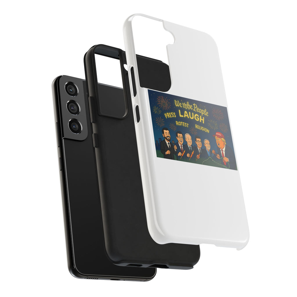 Bold Cancellation Tough Phone Cases, Political Statement Case, Funny Protest Case, Gift for Activists, Unique Phone Cover