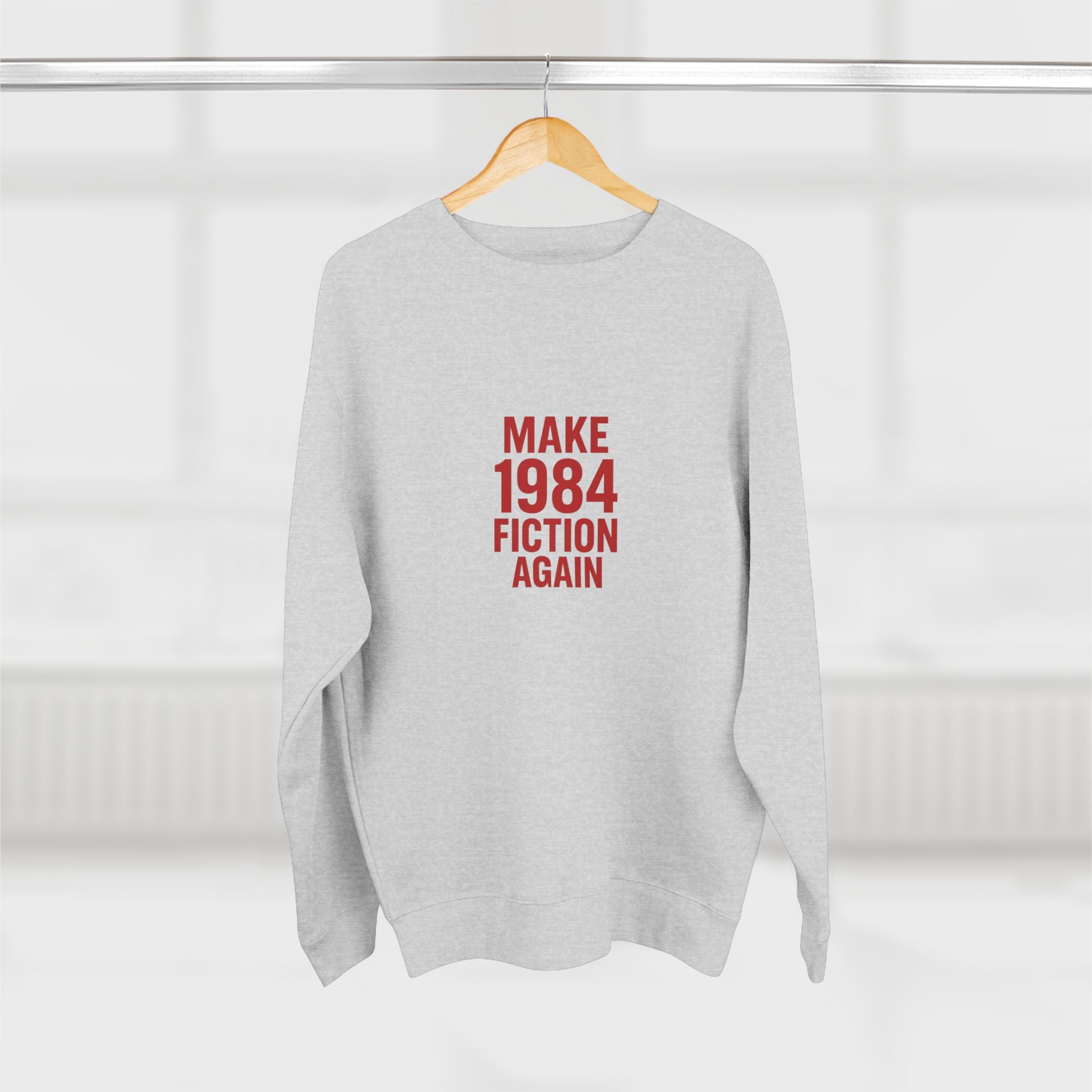 Unisex Crewneck Sweatshirt - Make Orwell Fiction Again, Cozy Pullover for Book Lovers, Casual Literature Sweatshirt, Unique Gift for [...]