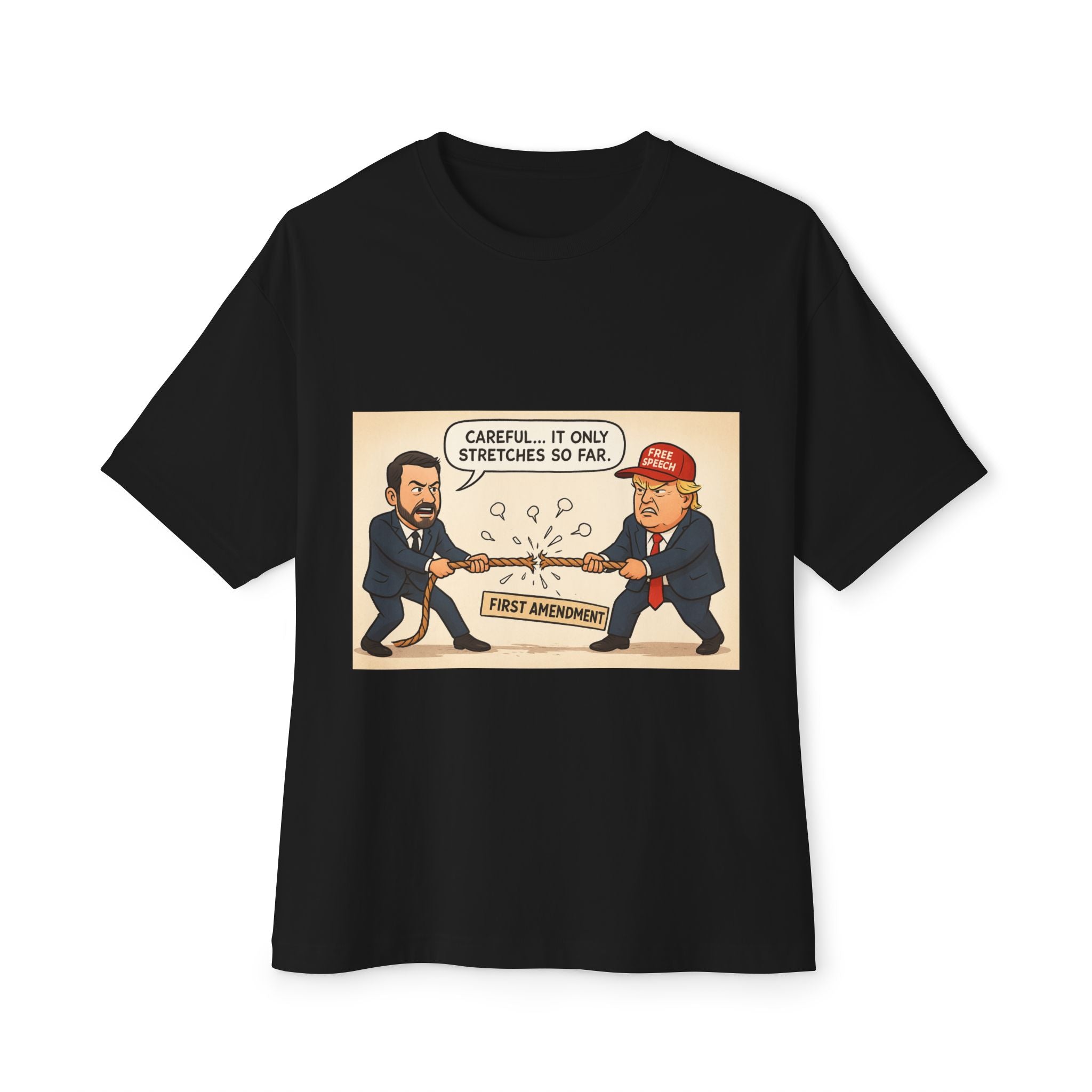 political humor Unisex Oversized Boxy Tee