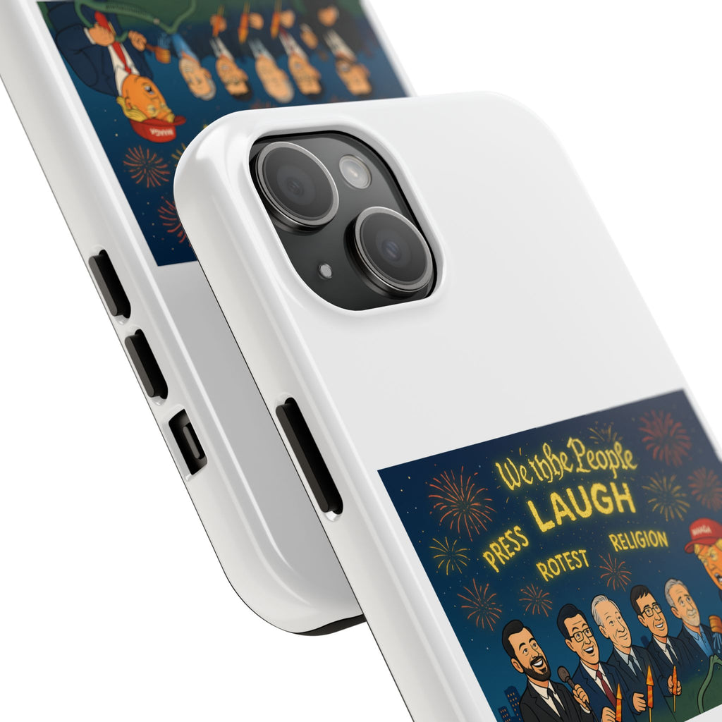 Bold Cancellation Tough Phone Cases, Political Statement Case, Funny Protest Case, Gift for Activists, Unique Phone Cover