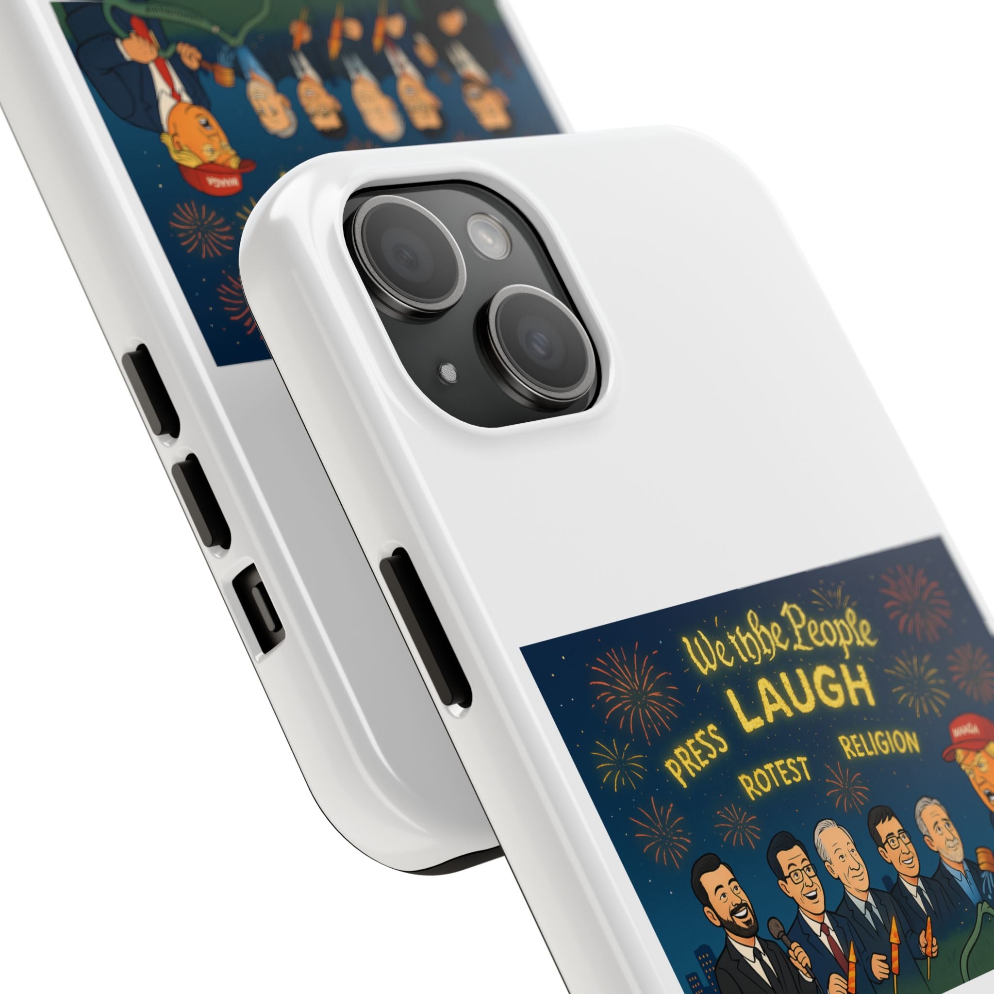 Bold Cancellation Tough Phone Cases, Political Statement Case, Funny Protest Case, Gift for Activists, Unique Phone Cover