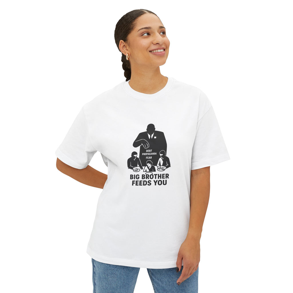 Unisex Oversized Boxy Tee - Fake News Veteran Tee, Casual Graphic T-Shirt, Streetwear, Gift for Friends, Unique Statement Shirt