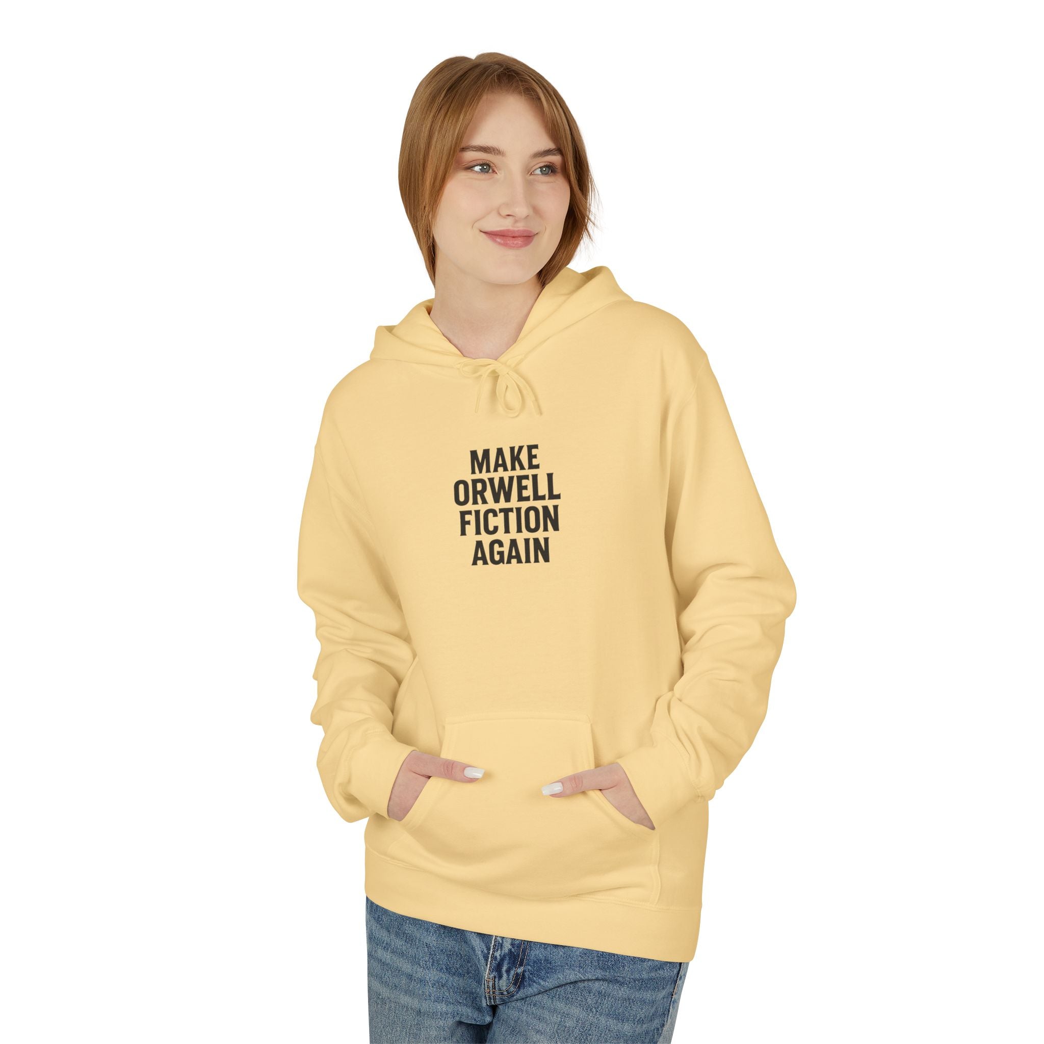 Orwell-Inspired Hoodie: Perfect for Book Lovers, Literary Gifts, Cozy Wear, Dystopian Vibes, Unique Statement Piece
