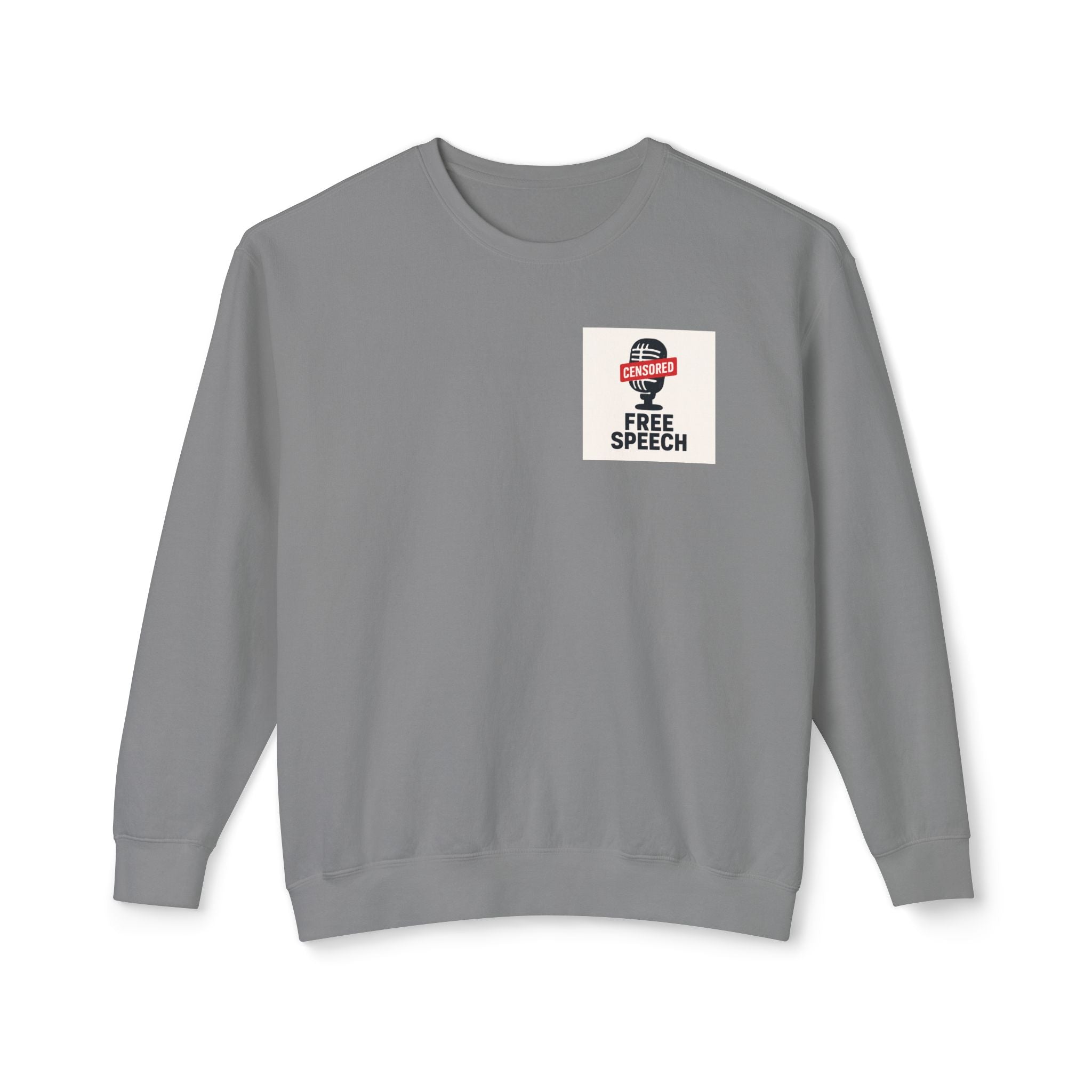 Trump-Inspired Unisex Lightweight Crewneck Sweatshirt, Funny Gift for Dad, Graphic Sweatshirt, Casual Wear, Political Apparel