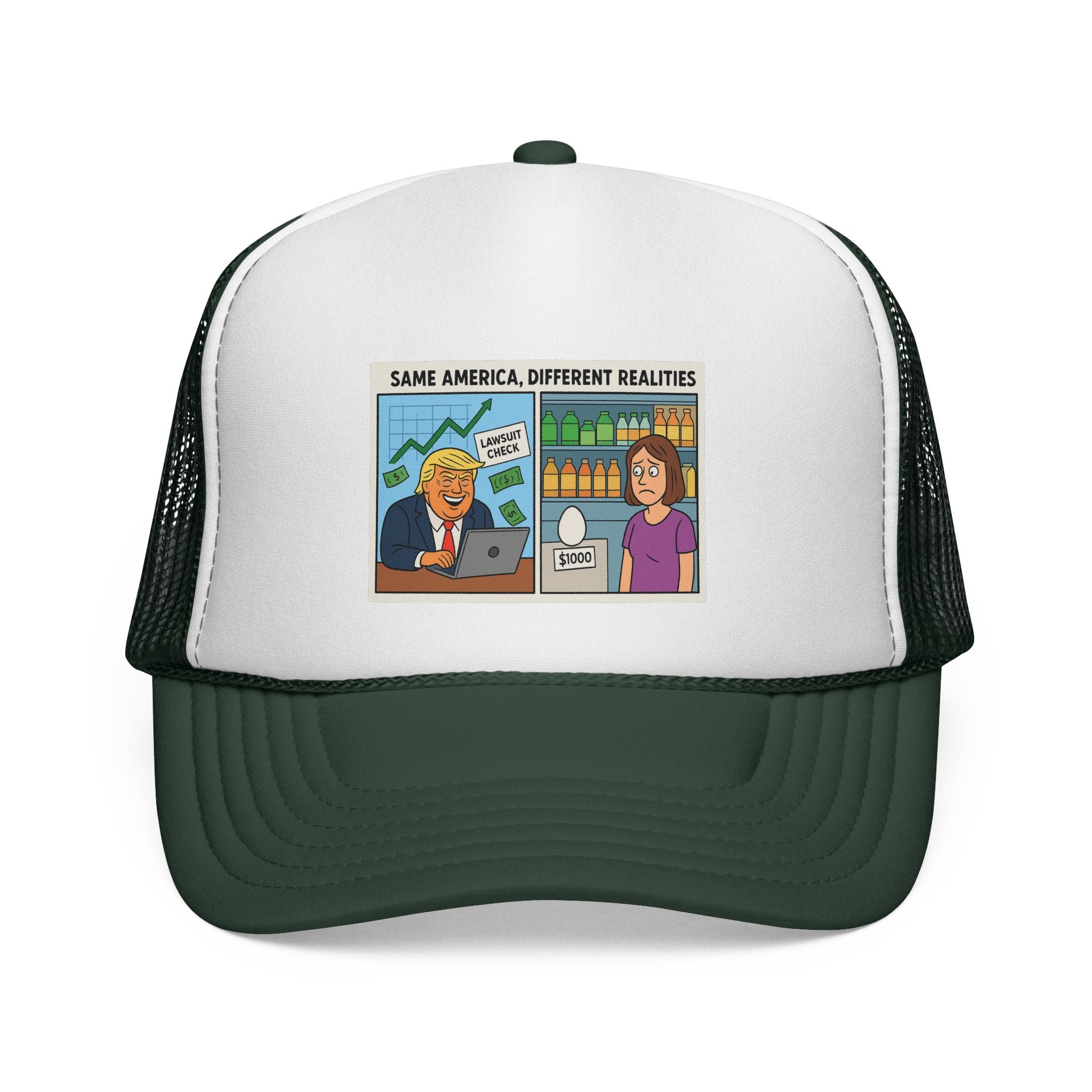 Funny Political Trucker Caps - Humorous Gift for Political Enthusiasts, Unique Accessories for Holidays, Birthday Gift, Casual Wear