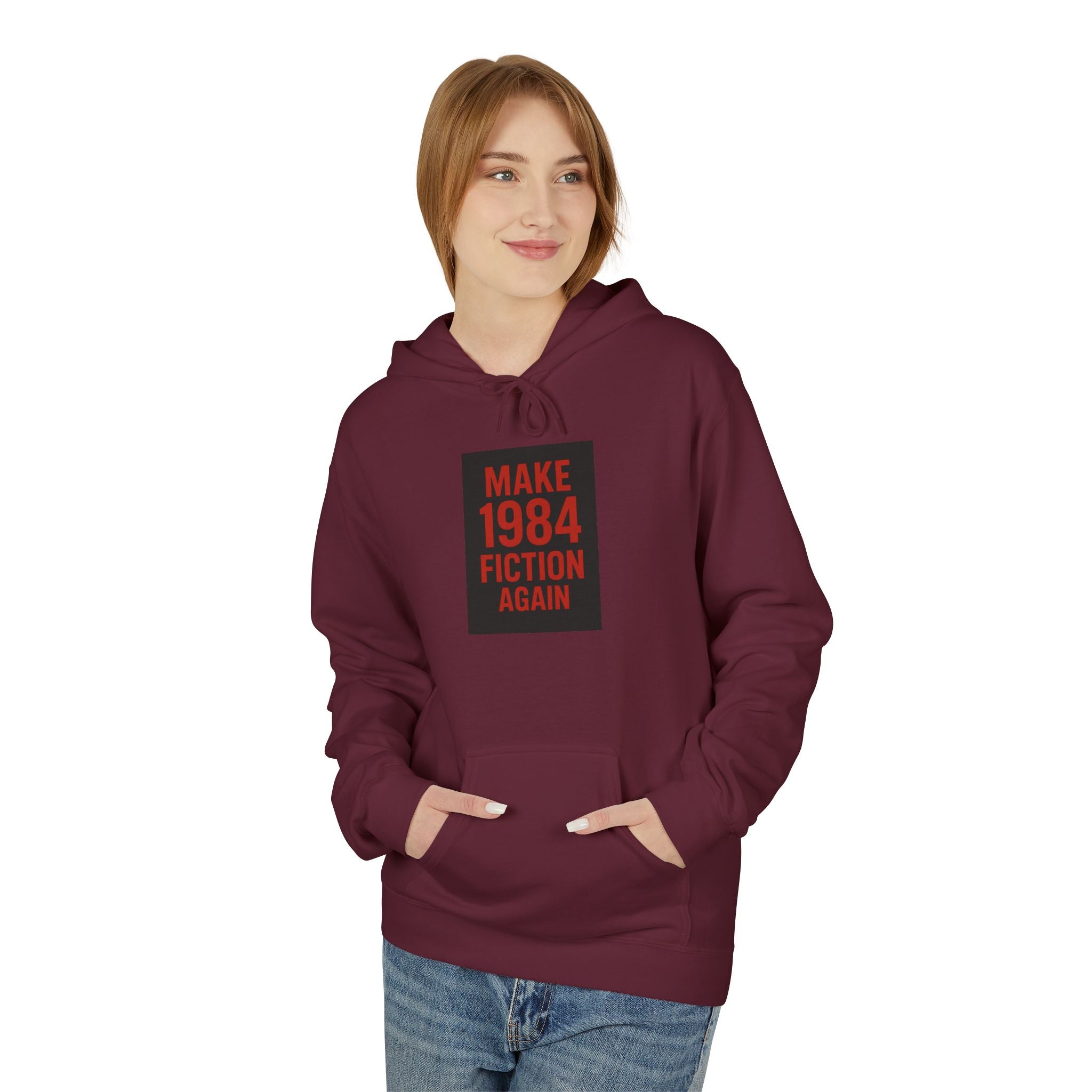 Big Brother Is Watching You Hoodie - Unisex Fleece Sweatshirt, Cozy Gift for Fans of Dystopian Literature, Statement Apparel