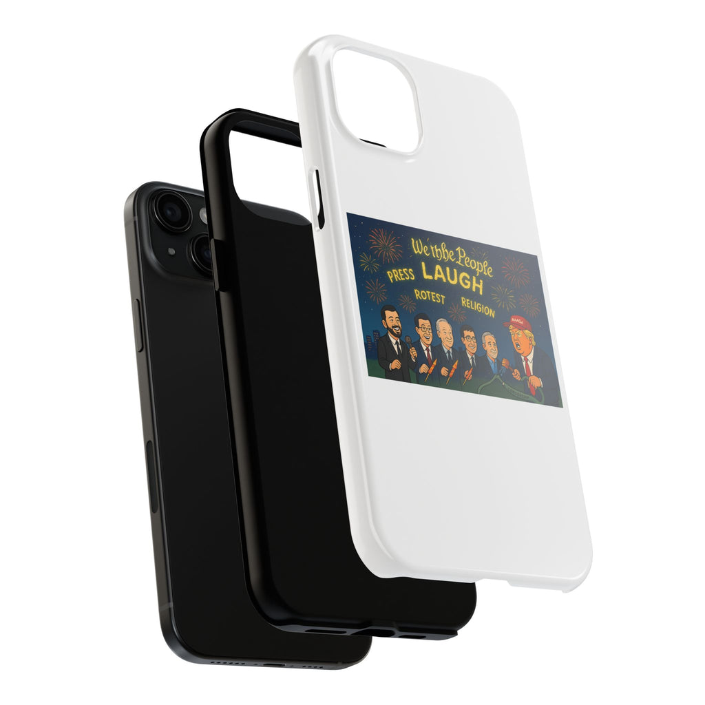 Bold Cancellation Tough Phone Cases, Political Statement Case, Funny Protest Case, Gift for Activists, Unique Phone Cover