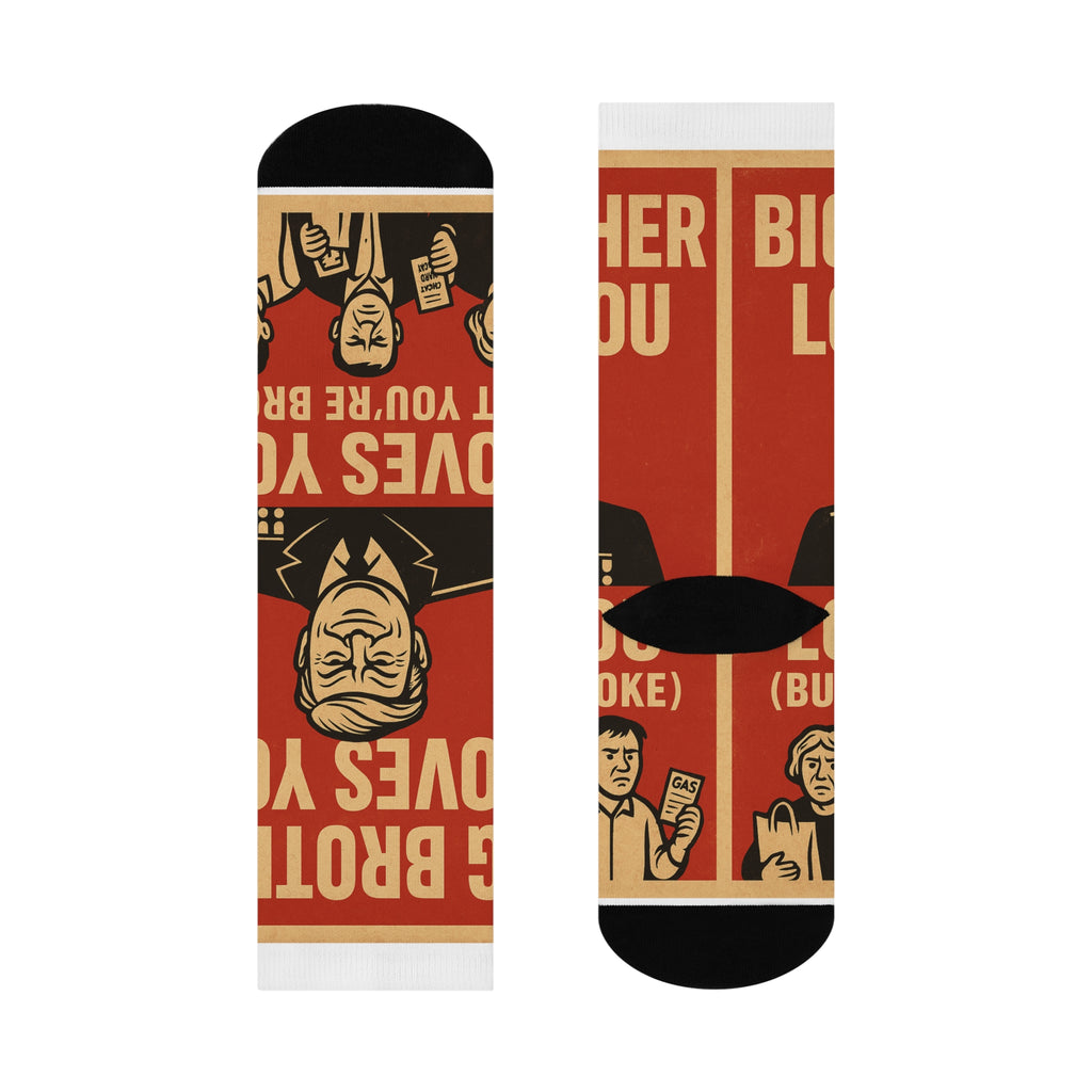 Freedom of Expression Cushioned Crew Socks | Comfy Socks for Creative Minds, Unique Gift for Artists, Freedom Theme, Political Socks, [...]